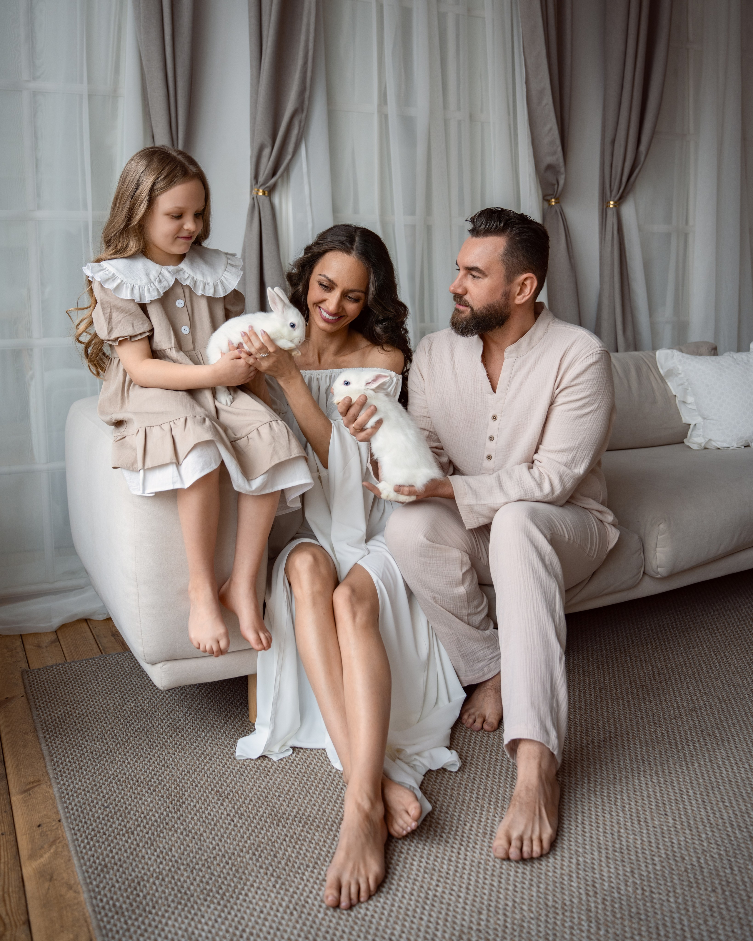 Семейная студийная съемка. Семейный и портретный фотограф в Санкт-Петербурге Татьяна Гримоть