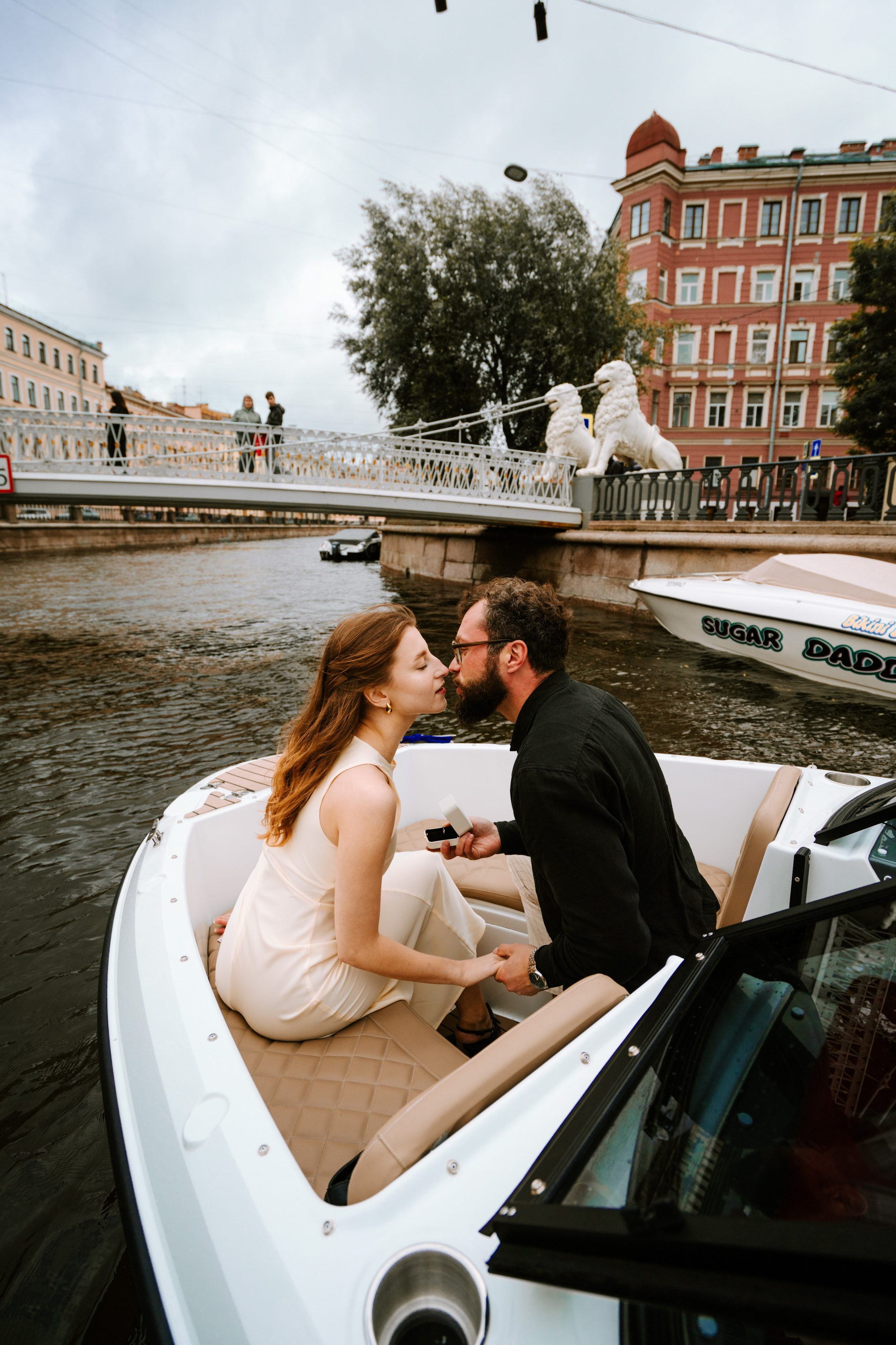 Предложение на корабле. Фотограф в Санкт-Петербурге