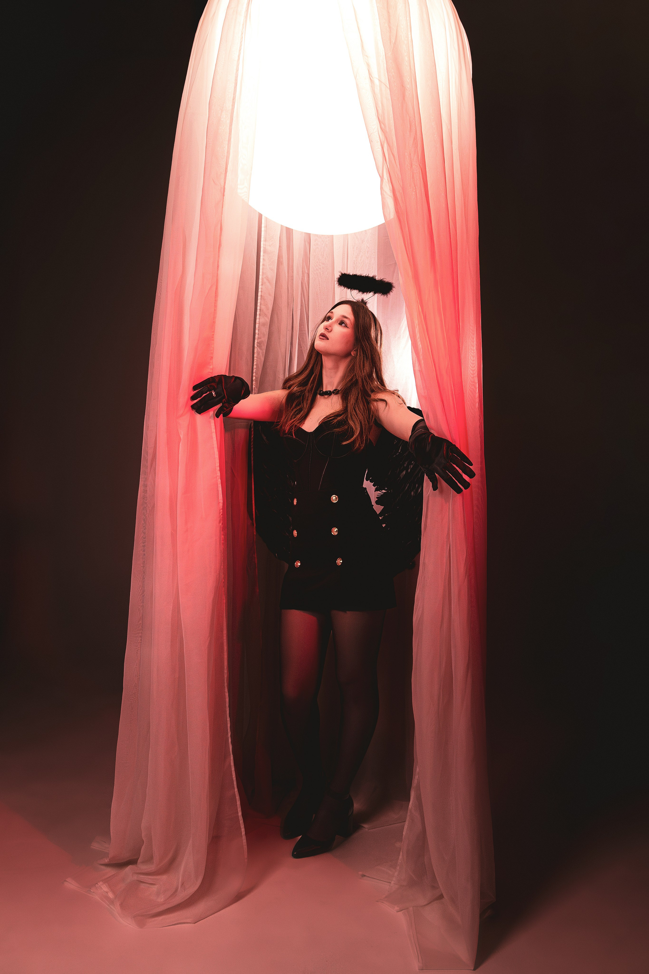 Парная фотосессия девчонок Виктории и Алёны в образах ангелов. Красивая съёмка девушек в Ростове-на-Дону. Арт фотограф Ростов