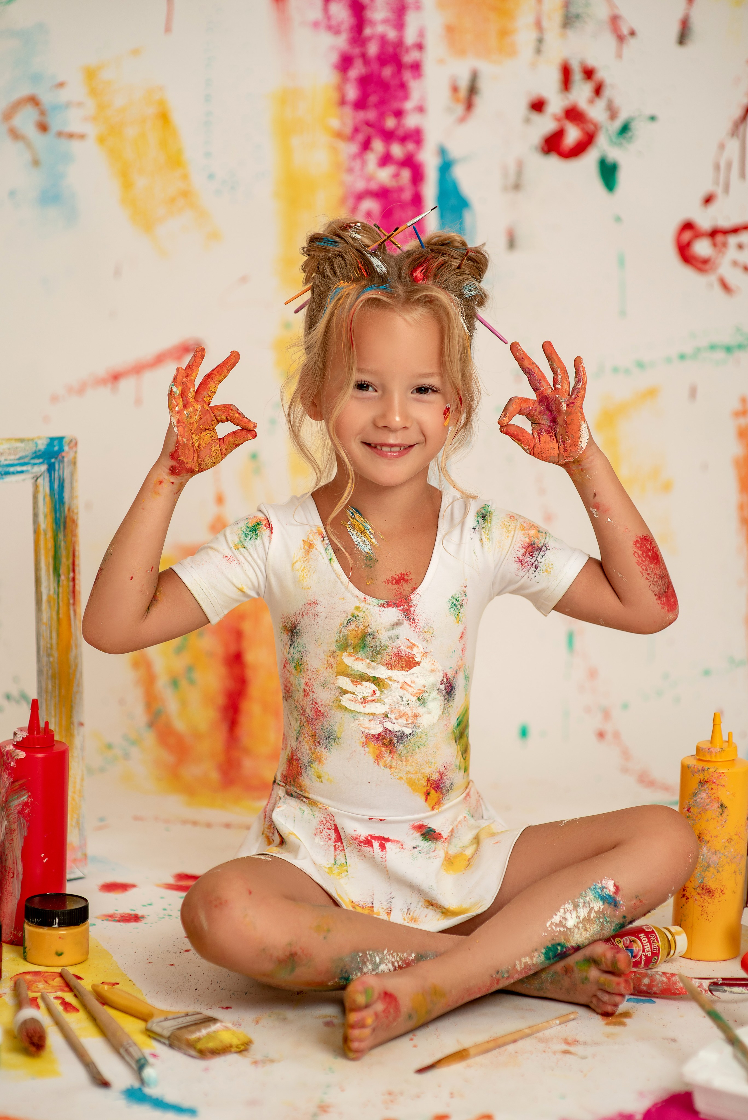 Полина краски. Семейный и детский фотограф Наталья Горда