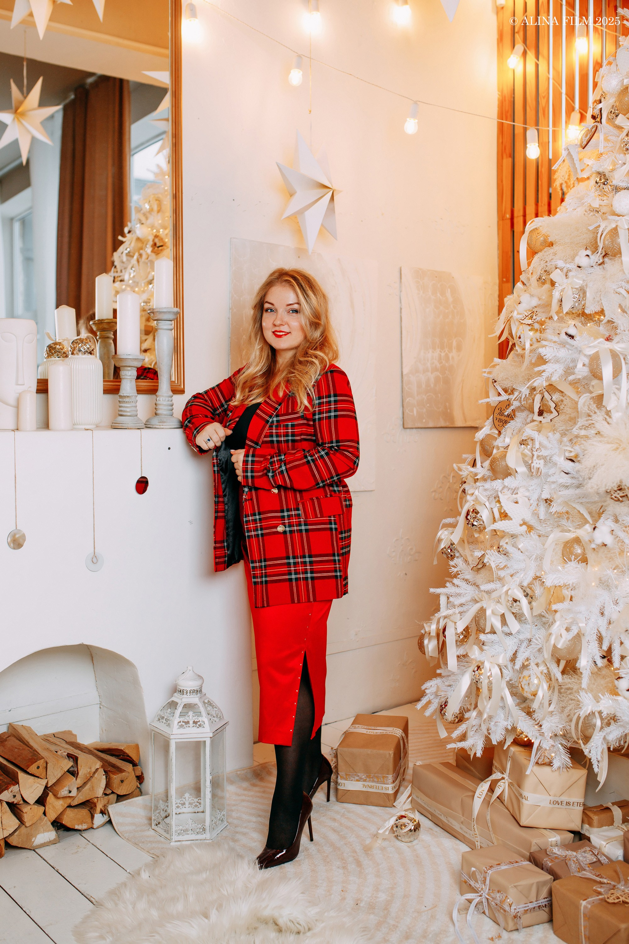 Семейная новогодняя фотосессия. Фотограф в Санкт-Петербурге Alina Film