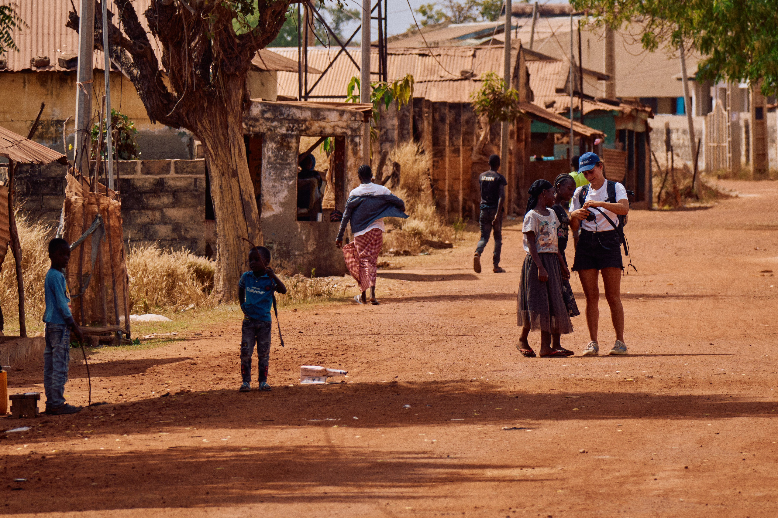 Gambia River. See the moment and catche. commercial and reportage