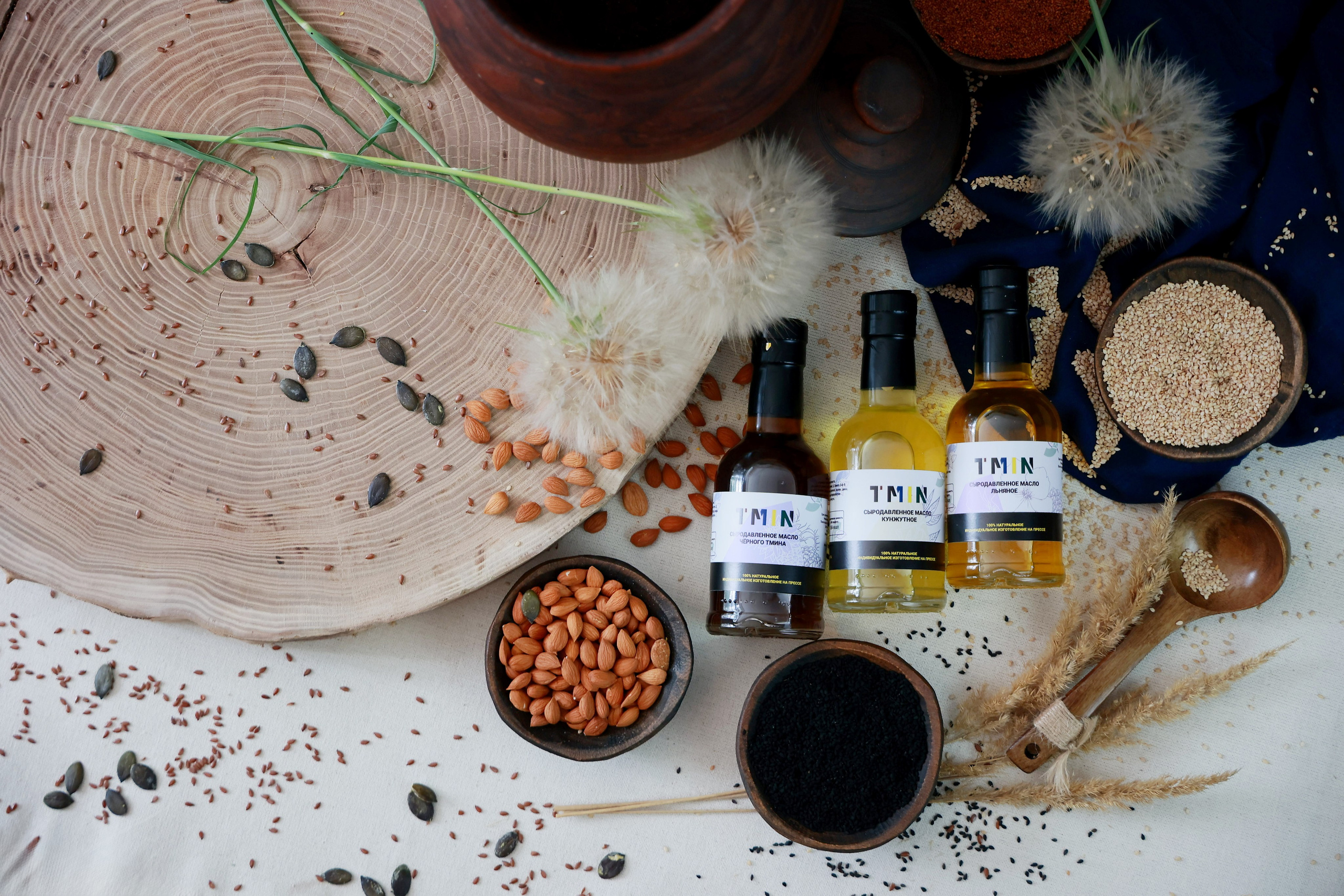 Масла холодного отжима «Tmin». Фотограф, видеограф
