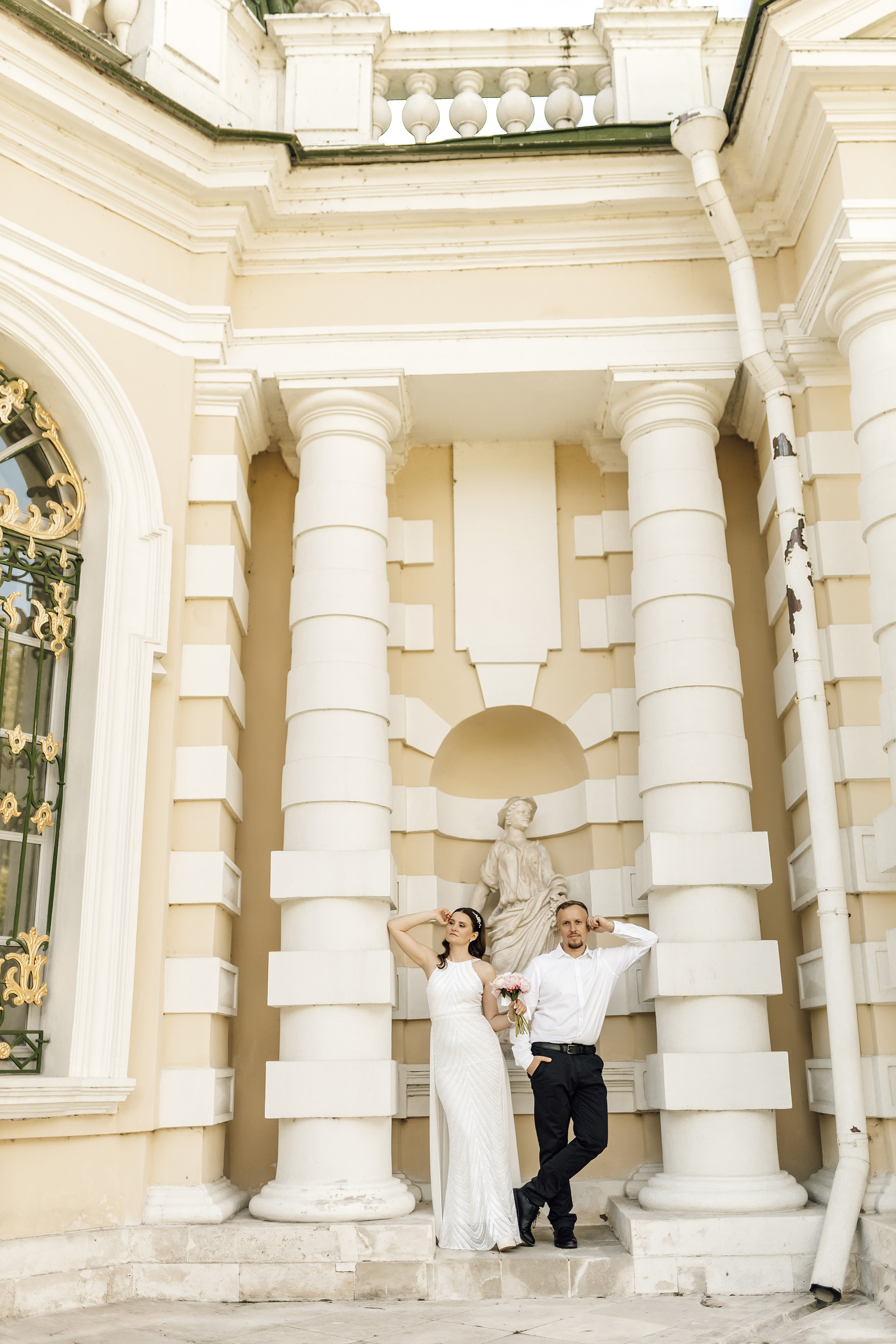 Сергей & Татьяна (Грибоедовский загс и прогулка в Кусково). Фотограф в Москве Юлия Хамзина