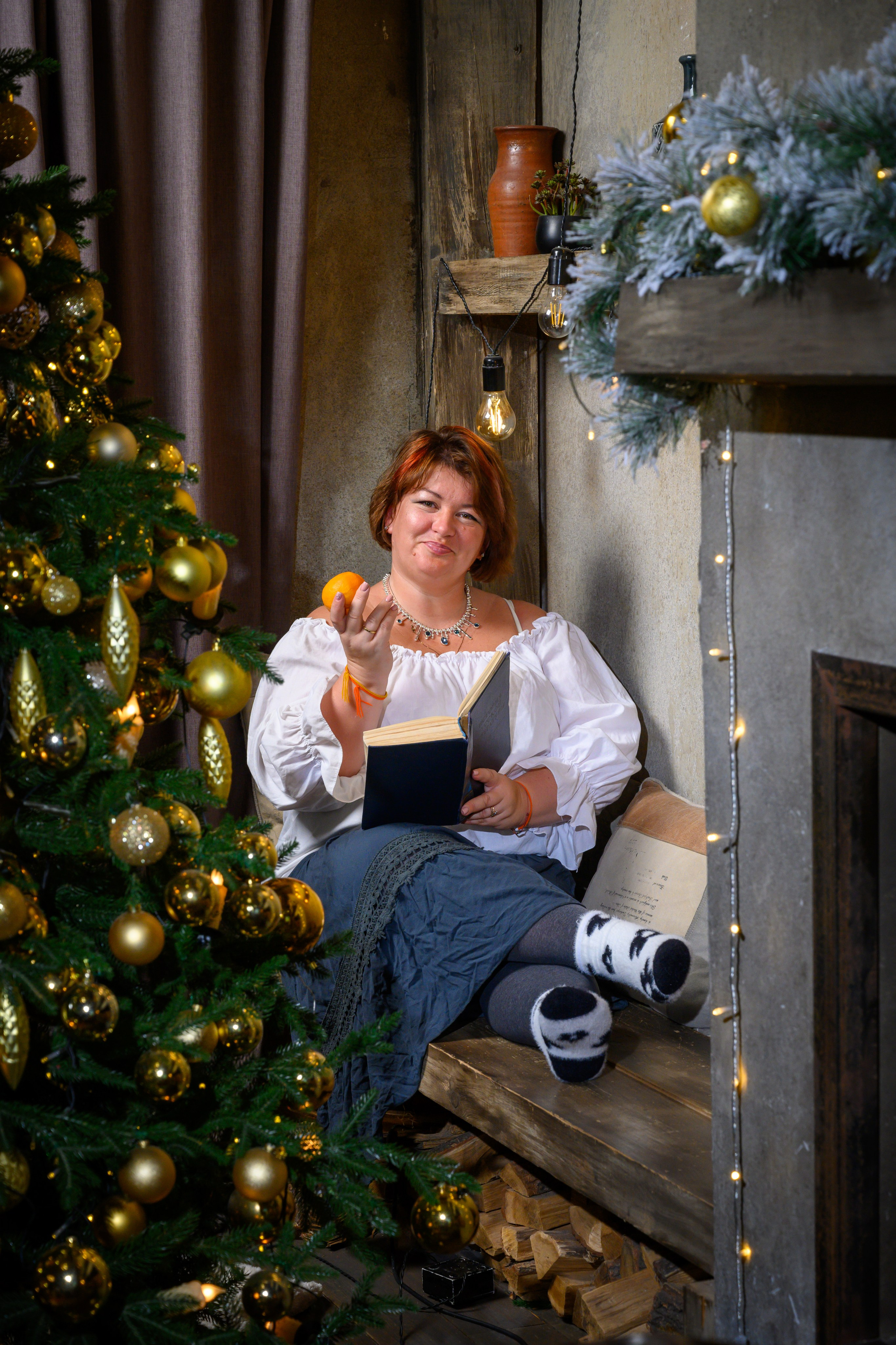 Светлана: Новогодний фотосет. Фотограф Андрей Зикеев, фотостудия AzArt Studio в Москве