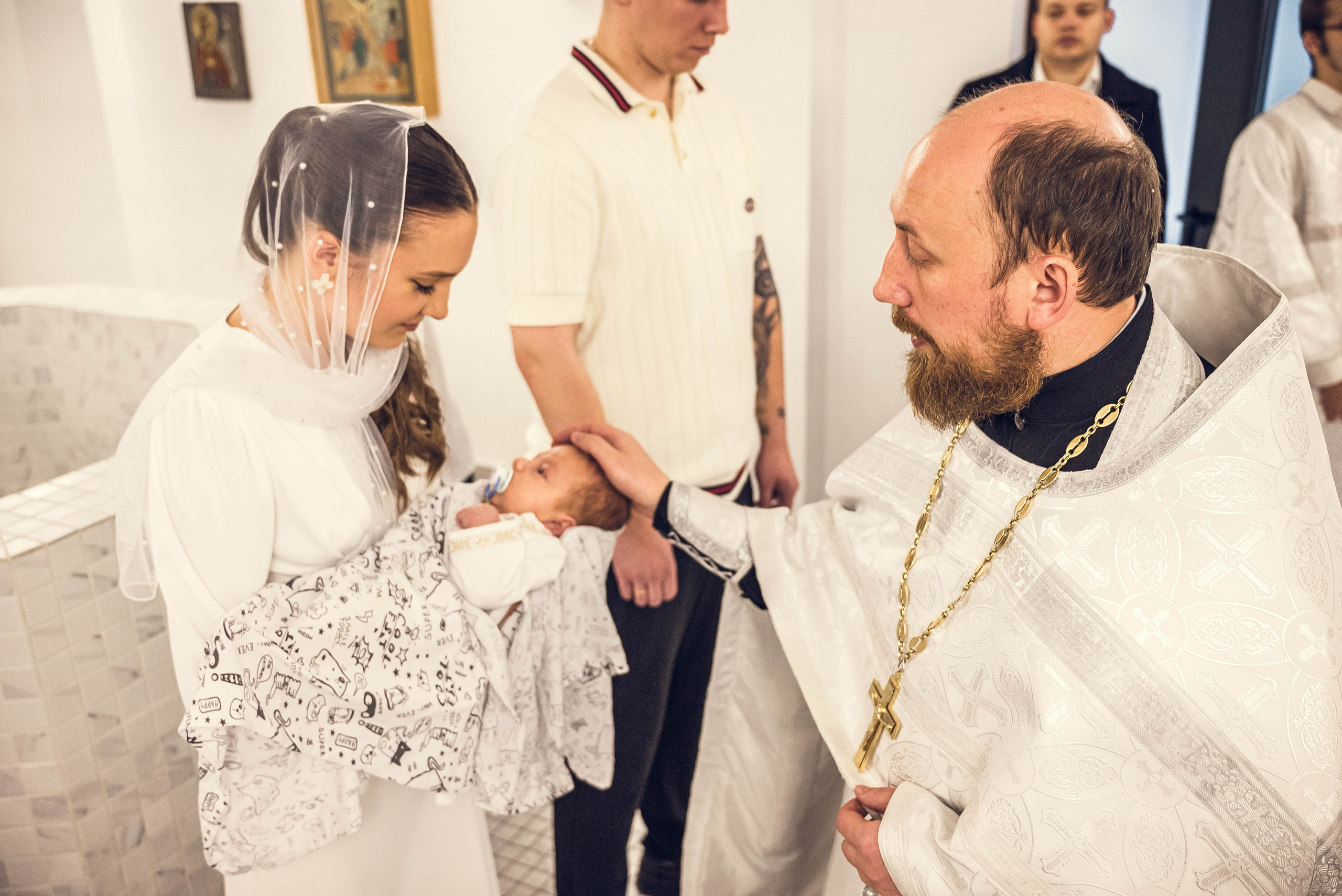 Крещение Мирона. Семейный и детский фотограф Москва