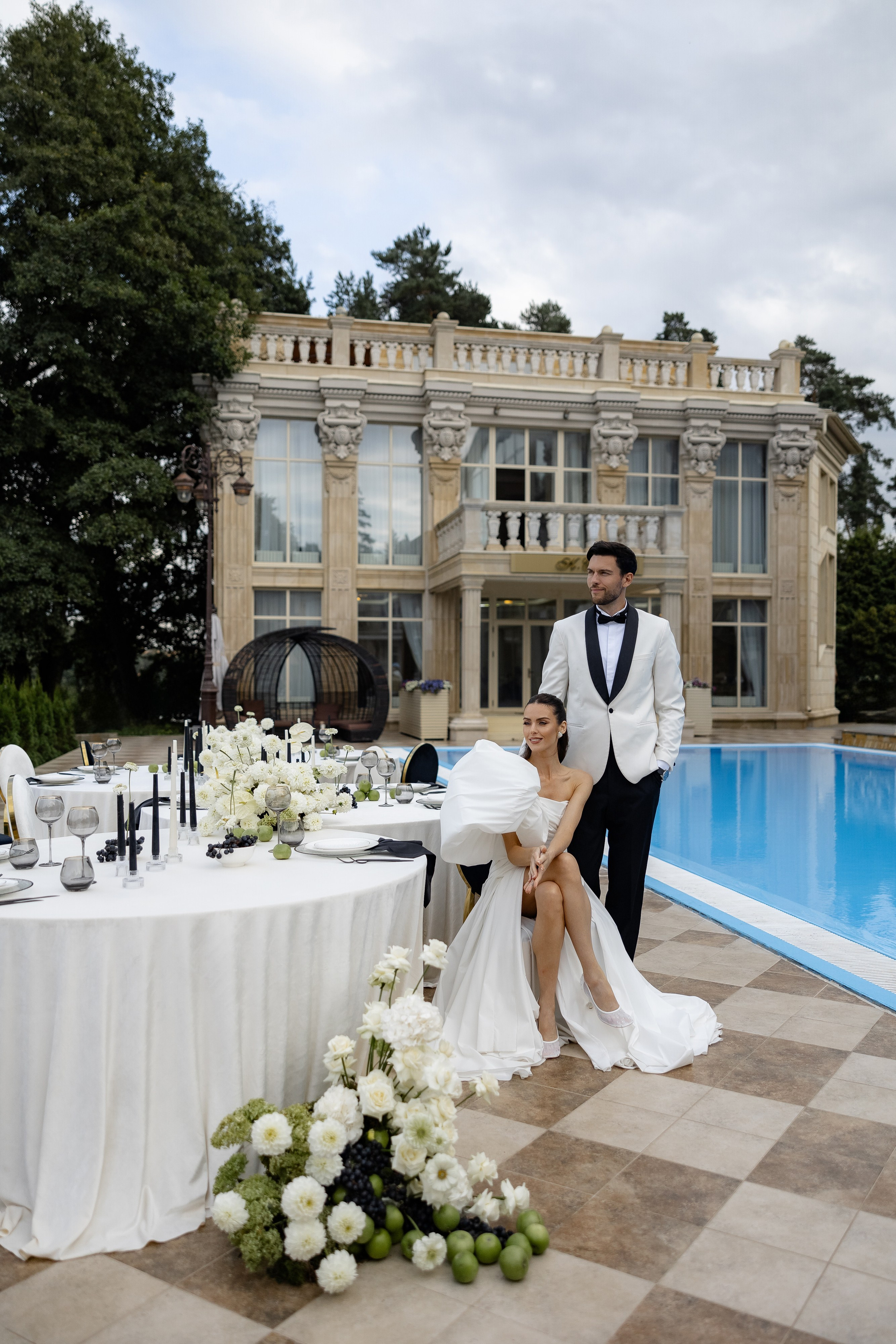 Катя & Алекс. Довиль. Оформление свадеб, декор свадеб Вера Маркова, Москва