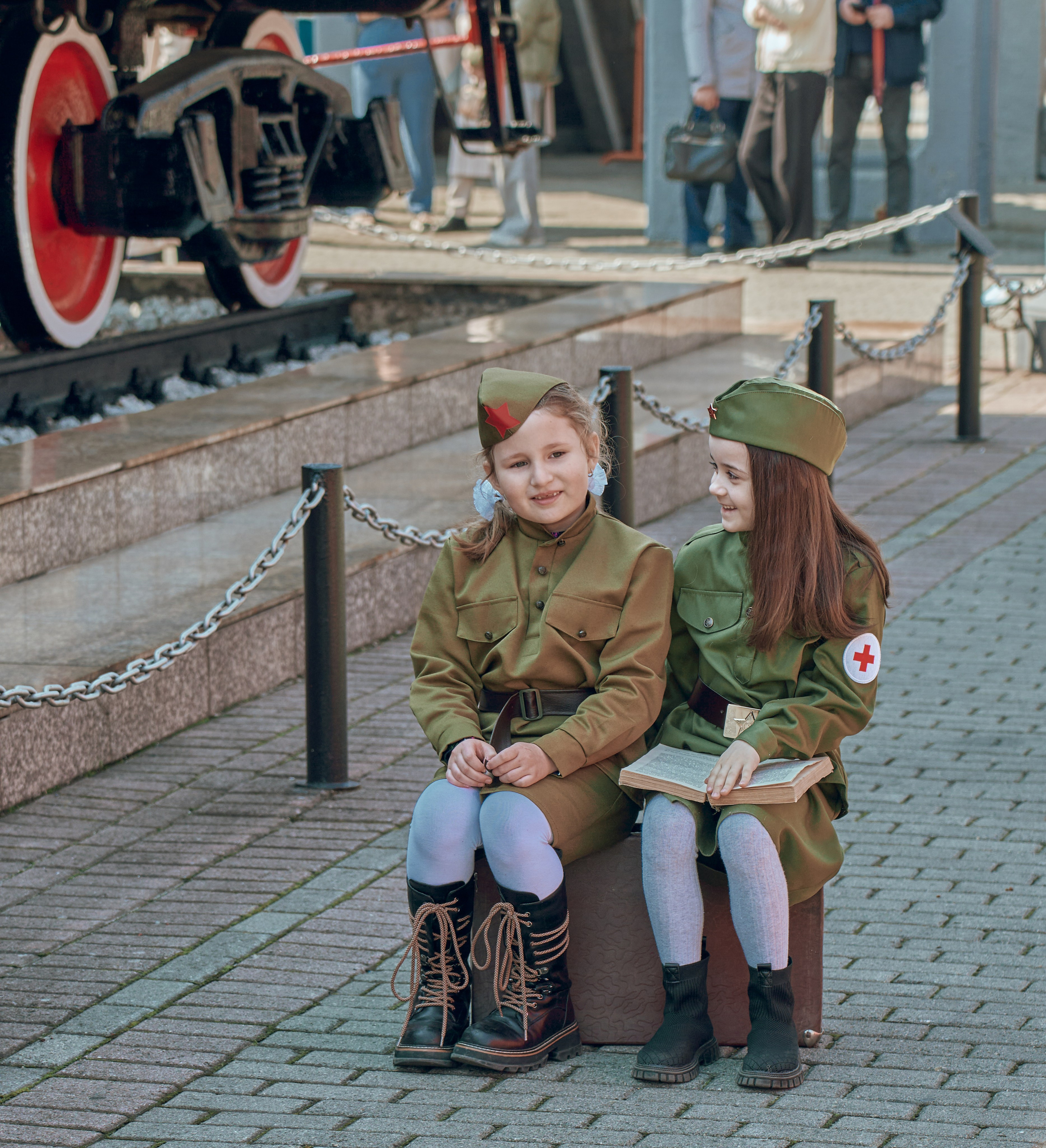 Поезд Победы!. Фотограф во Владивостоке