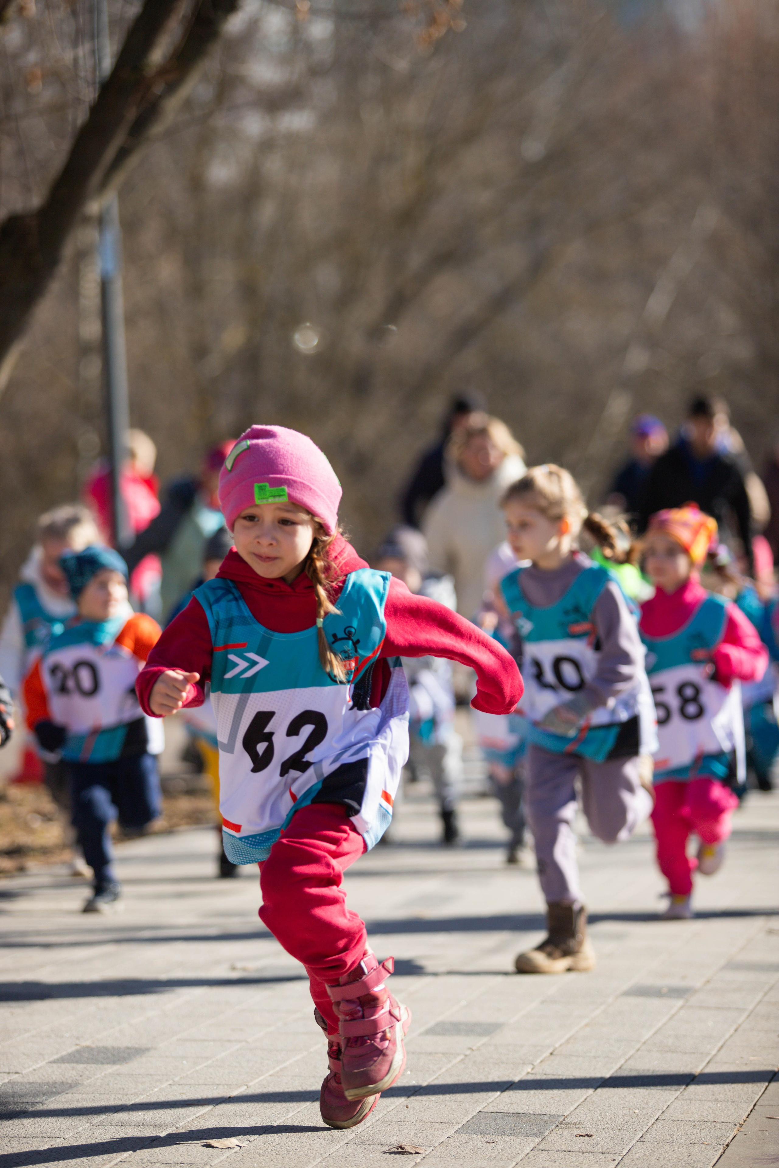 «Красивый забег» Парк Яуза. Александра Мельниченко/ Бегающий фотограф