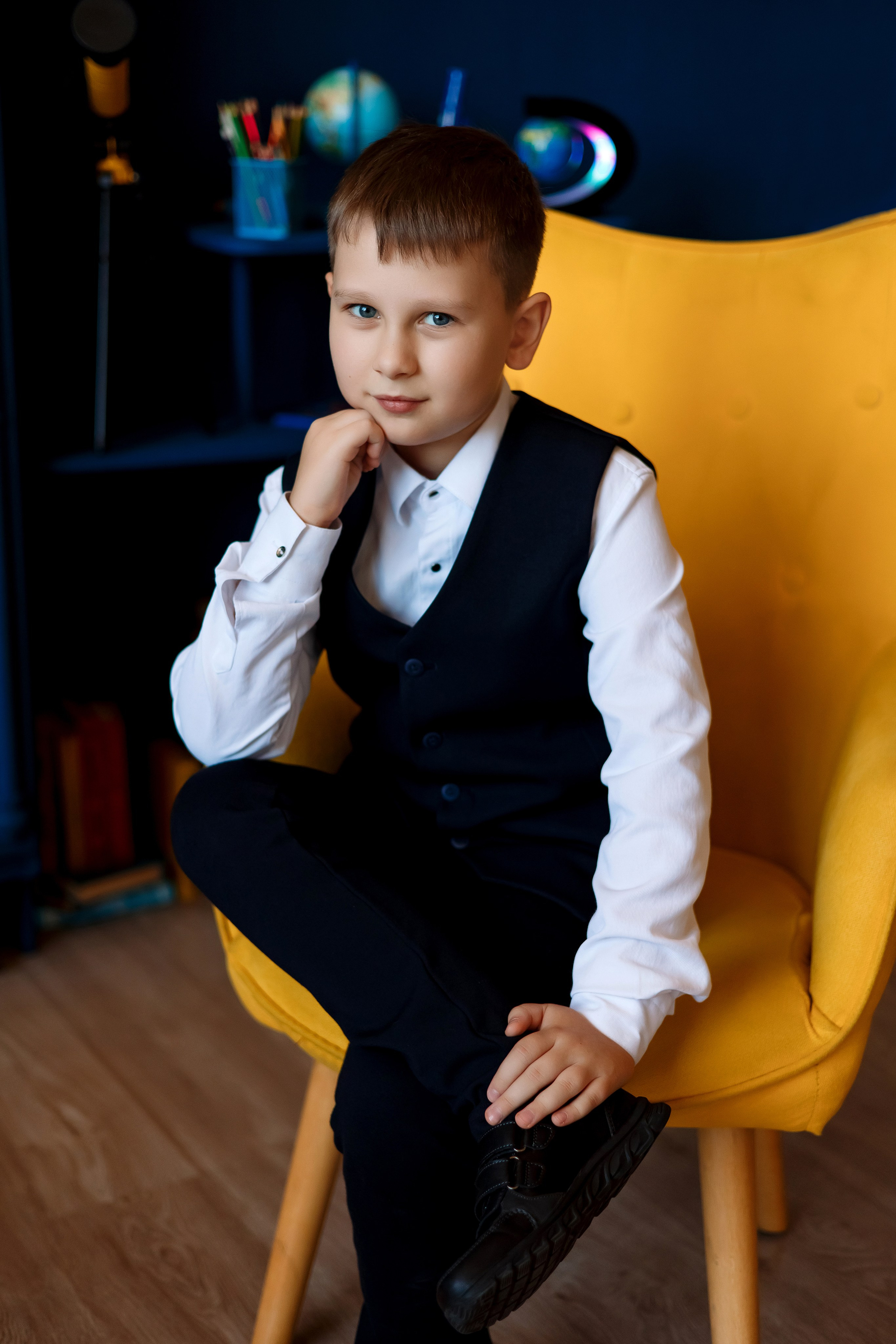 4 класс фотосессия в фотостудии. Фотограф Любовь Корниенко, Примоский край