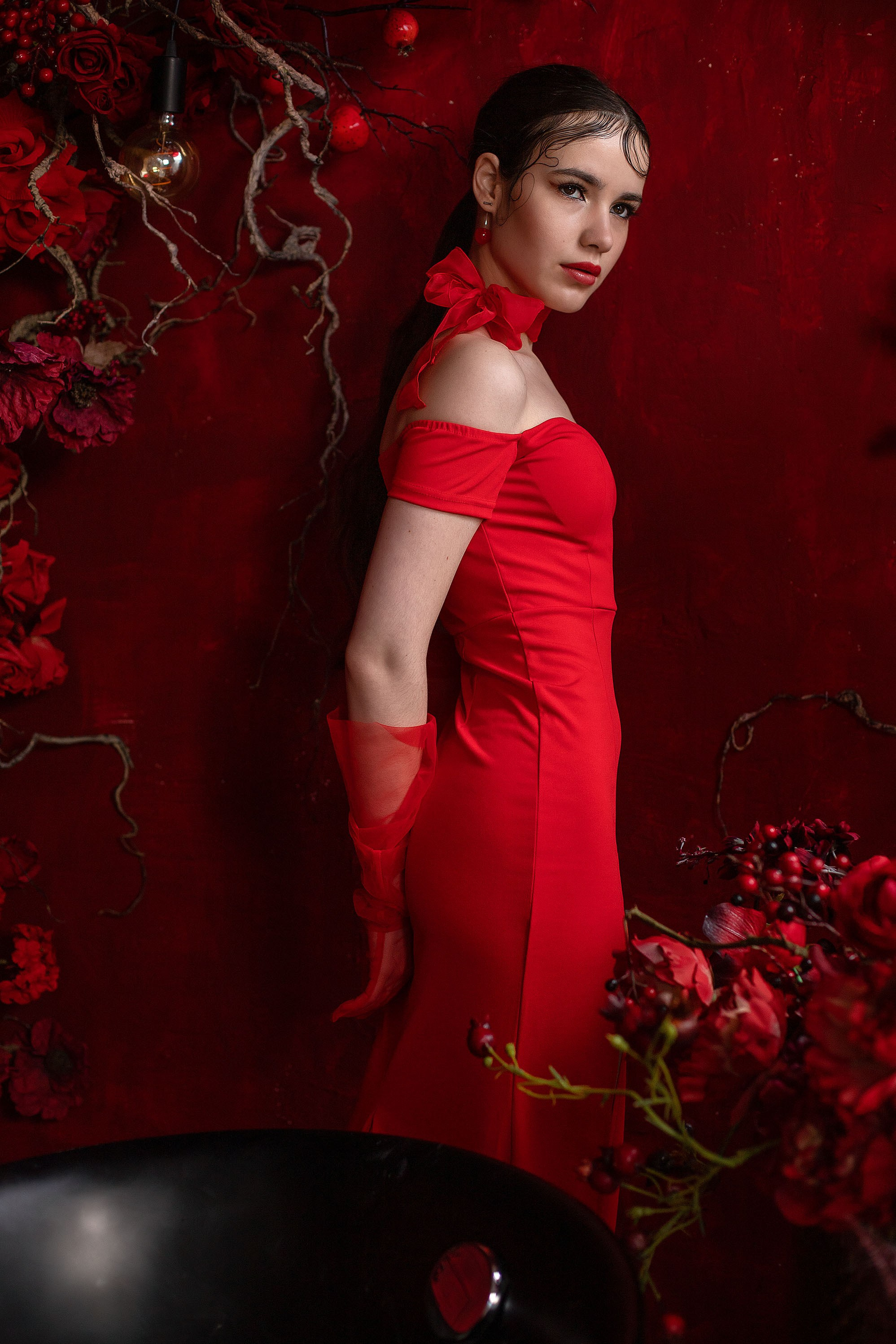 Фотопроект «Ledy in red». Женский и портретный фотограф Мила Прошина. Краснодаар