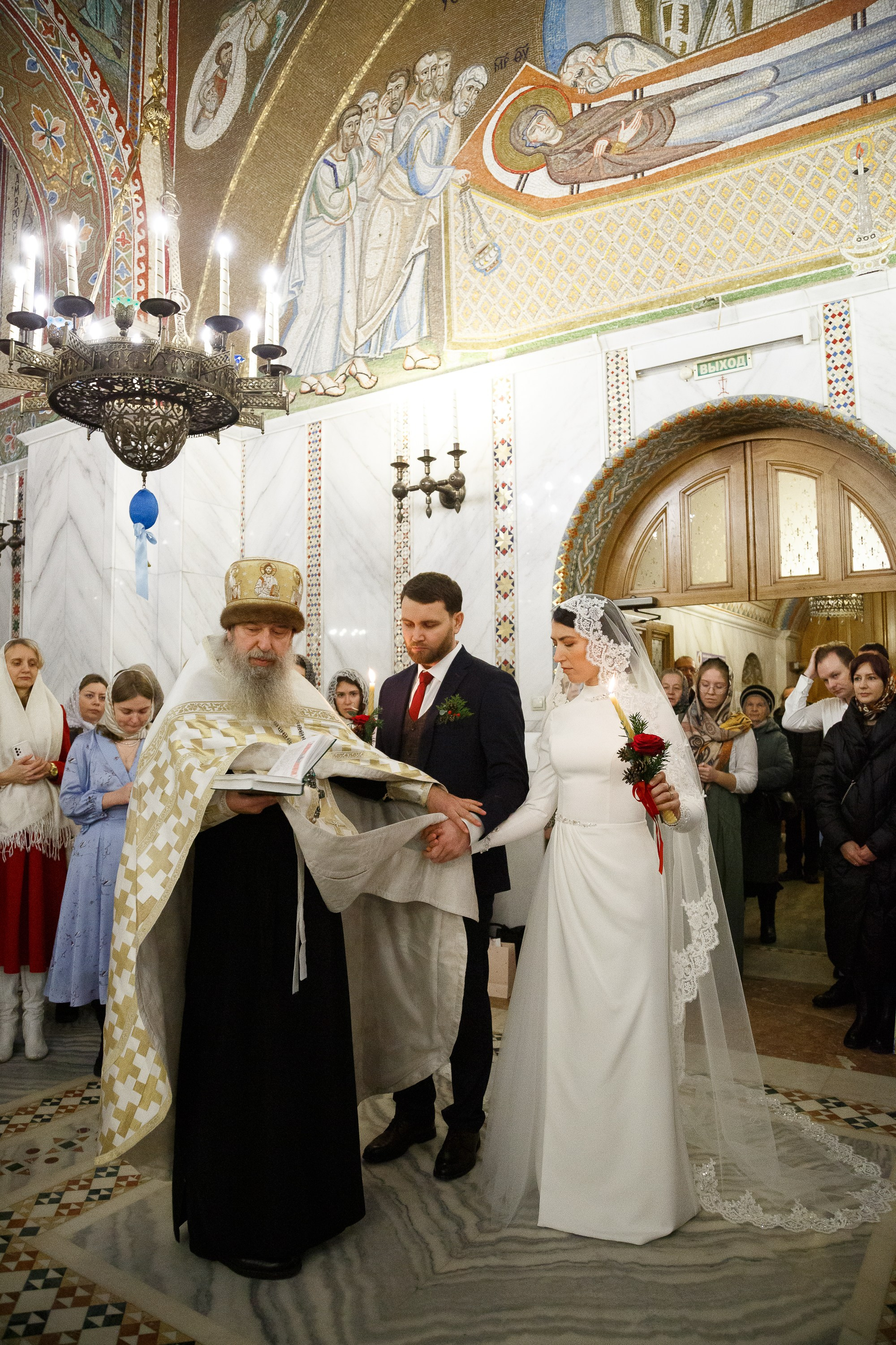 Венчание в храме Покрова Пресвятой Богородицы в Ясенево