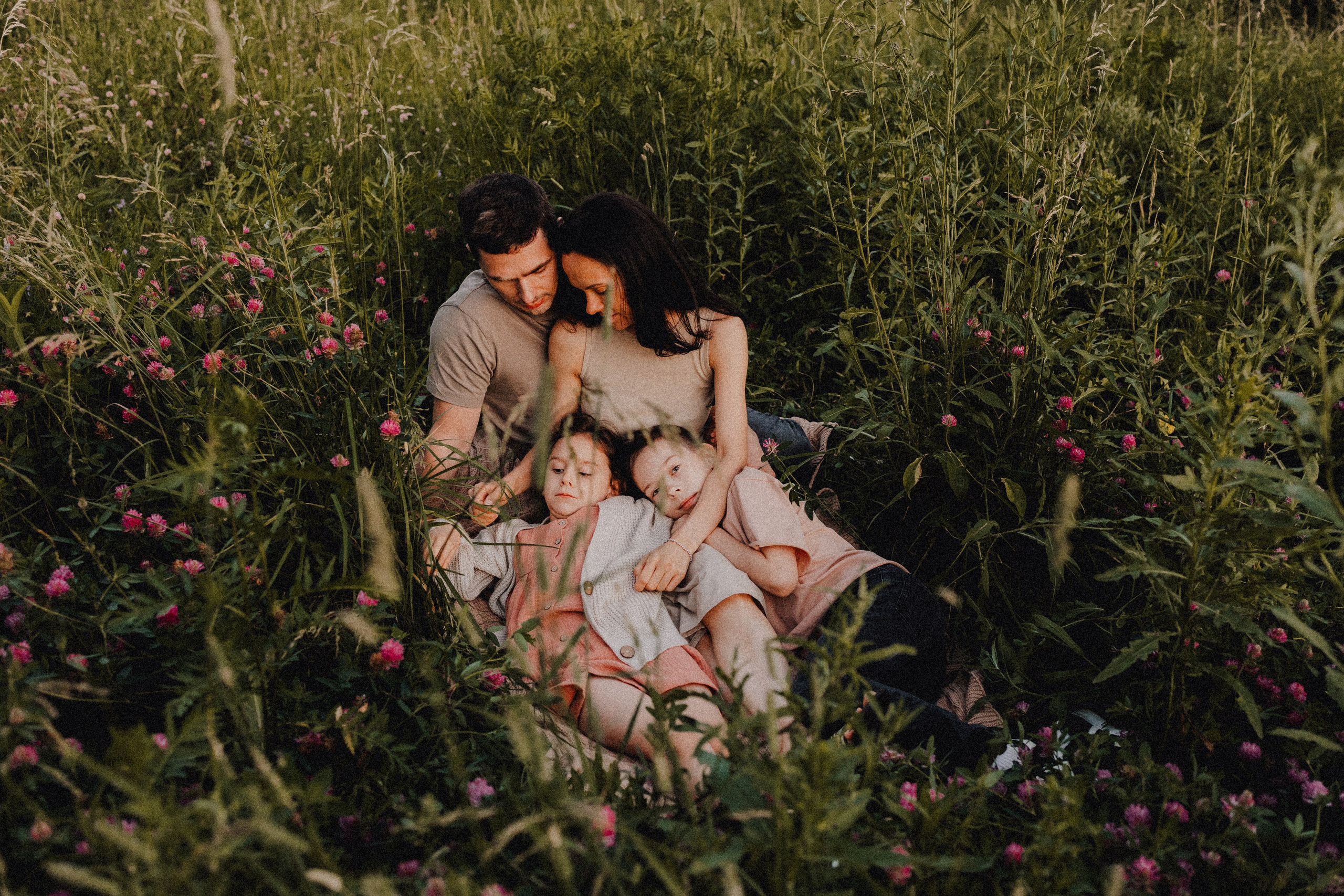 Илья, Катя, Ваня и Соня. Семейный фотограф Москва