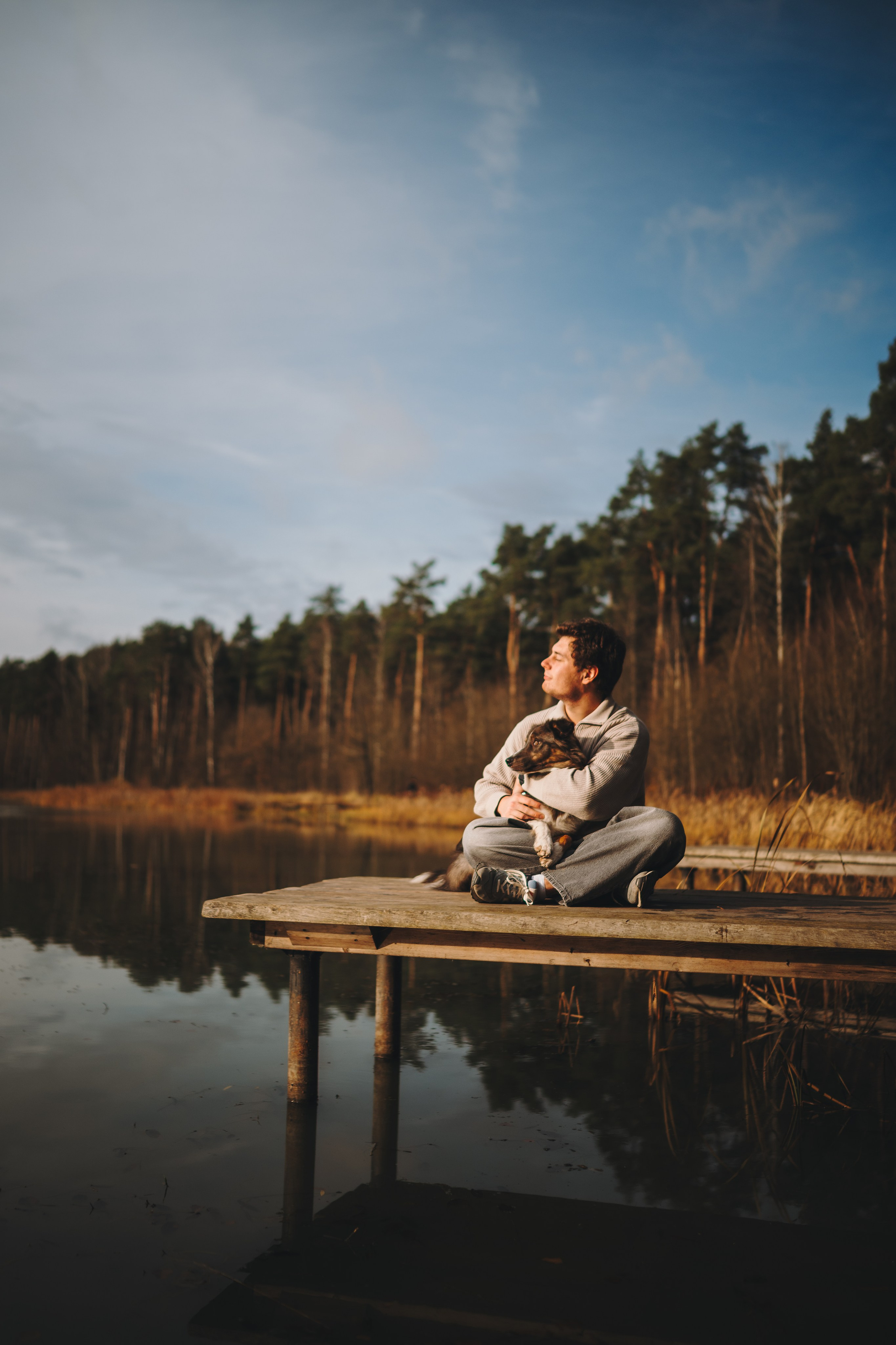 Настя, Максим, Орео и Норд. Семейный фотограф анималист Ананьева Мария — Москва