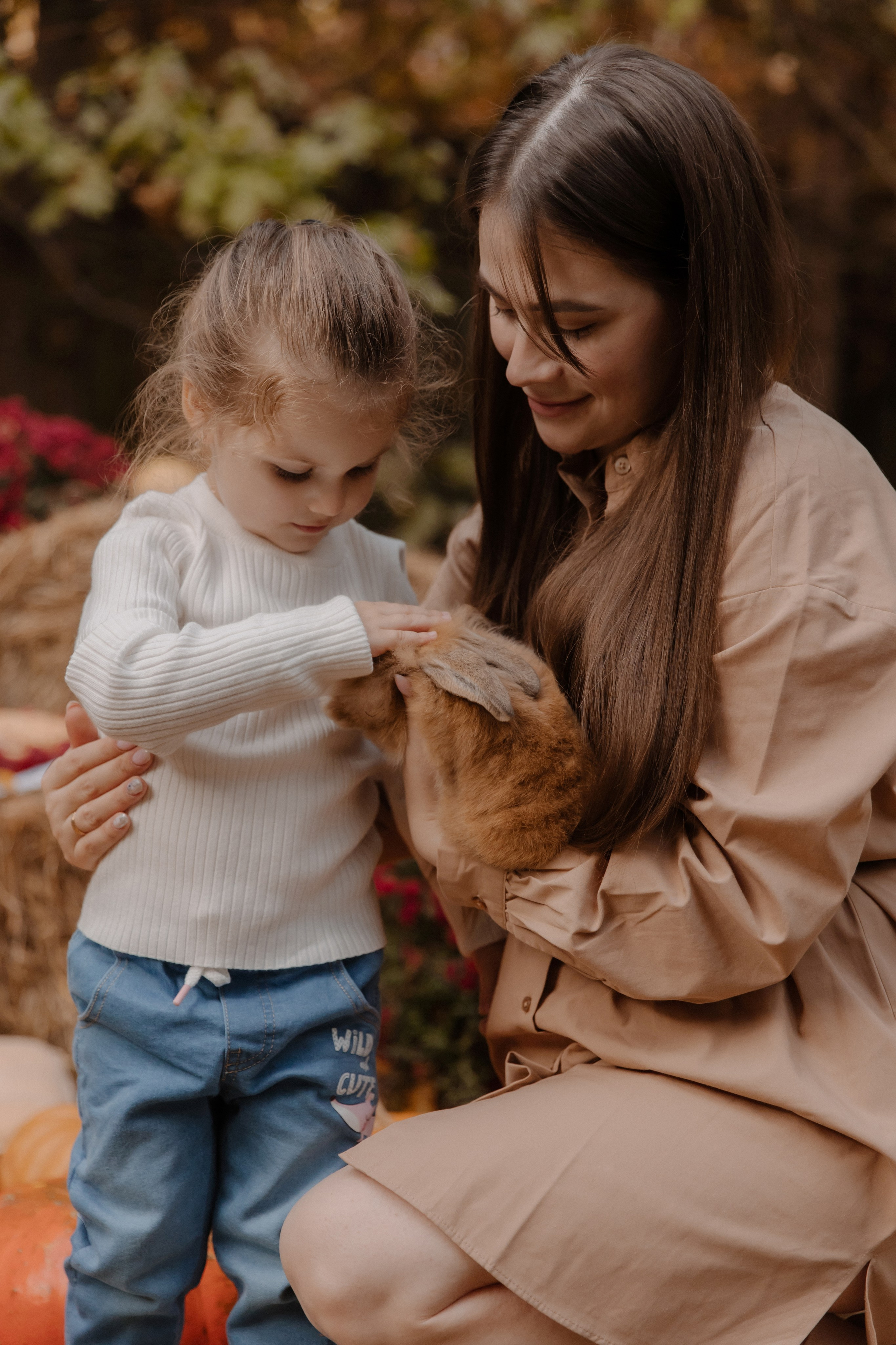 Съемка с кроликами. Семейный и свадебный фотограф в Москве и Зеленограде Пилипенко Юлия