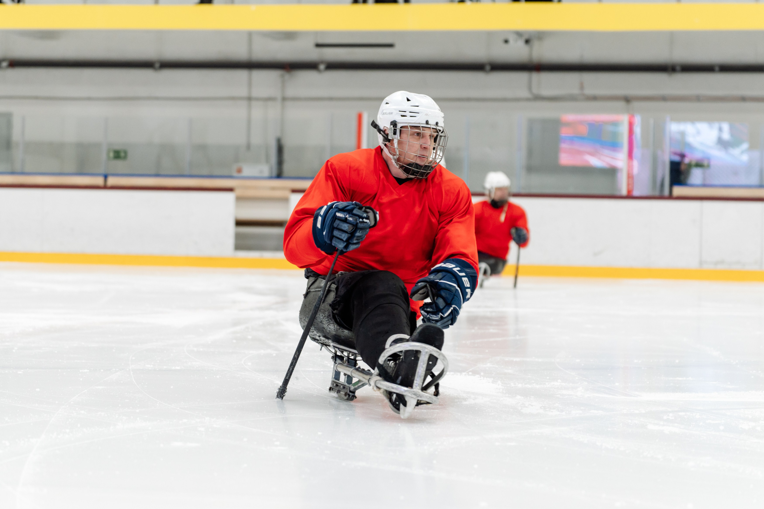 Игра в следж хоккей приуроченная 23.02.26 в арене Сталкер