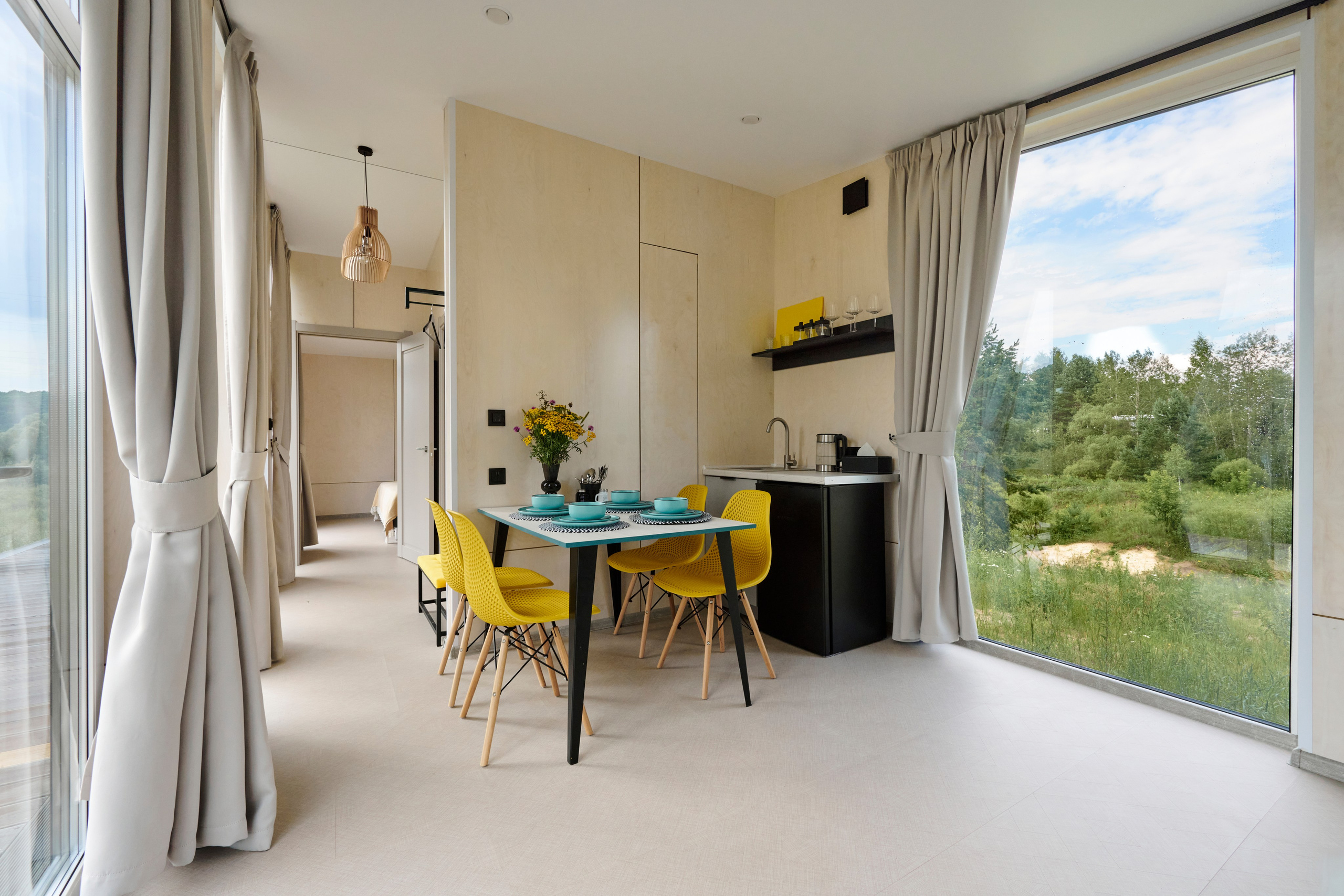 Модульный дом у Оки: интерьер и экстерьер — кейс | Свободный продакшн. Интерьерный и архитектурный фотограф Москва и МО. Свободный Роман