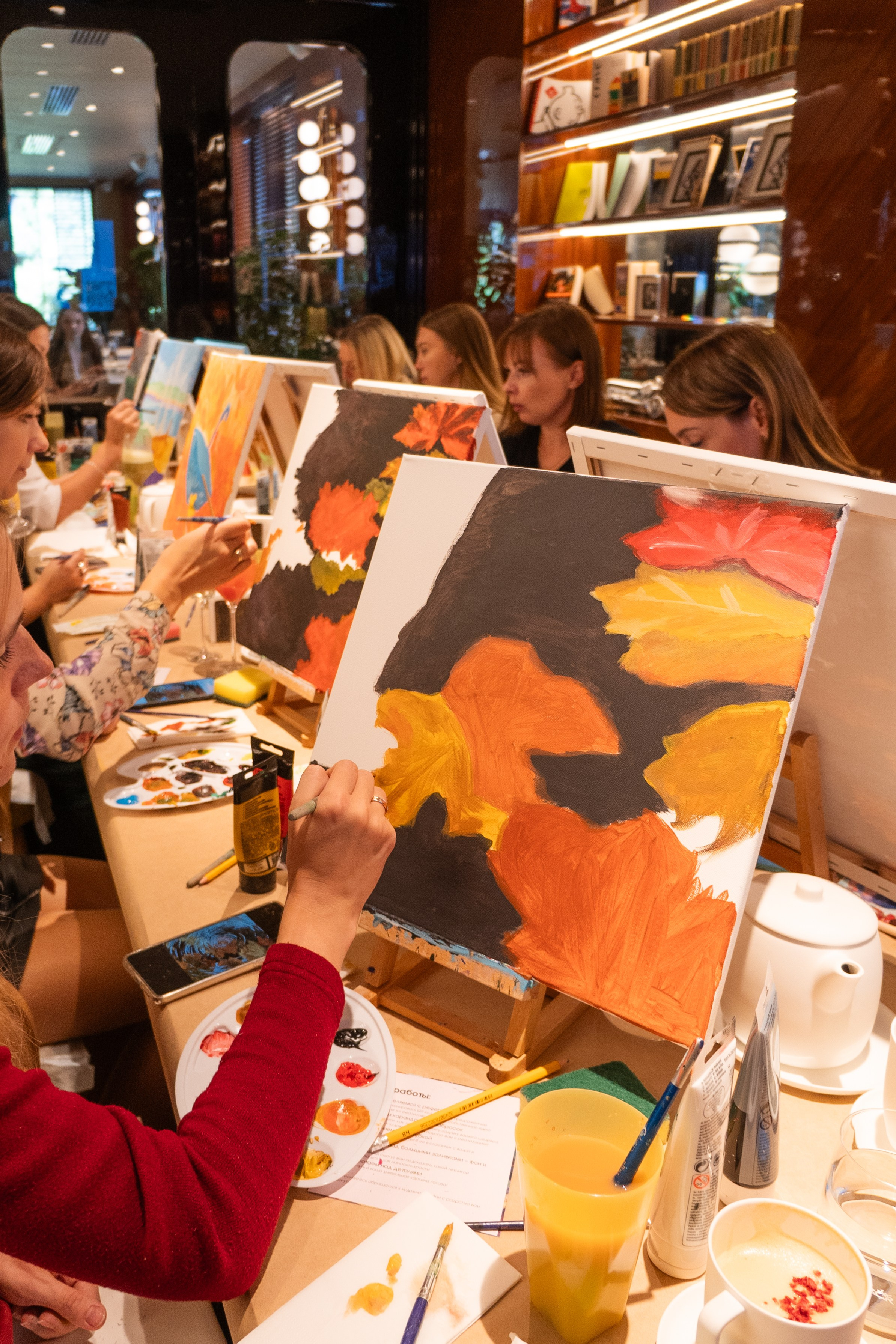 Корпоратив Teach Me Art 3. Портретный фотограф в Москве и Санкт-Петербурге Арина Чех