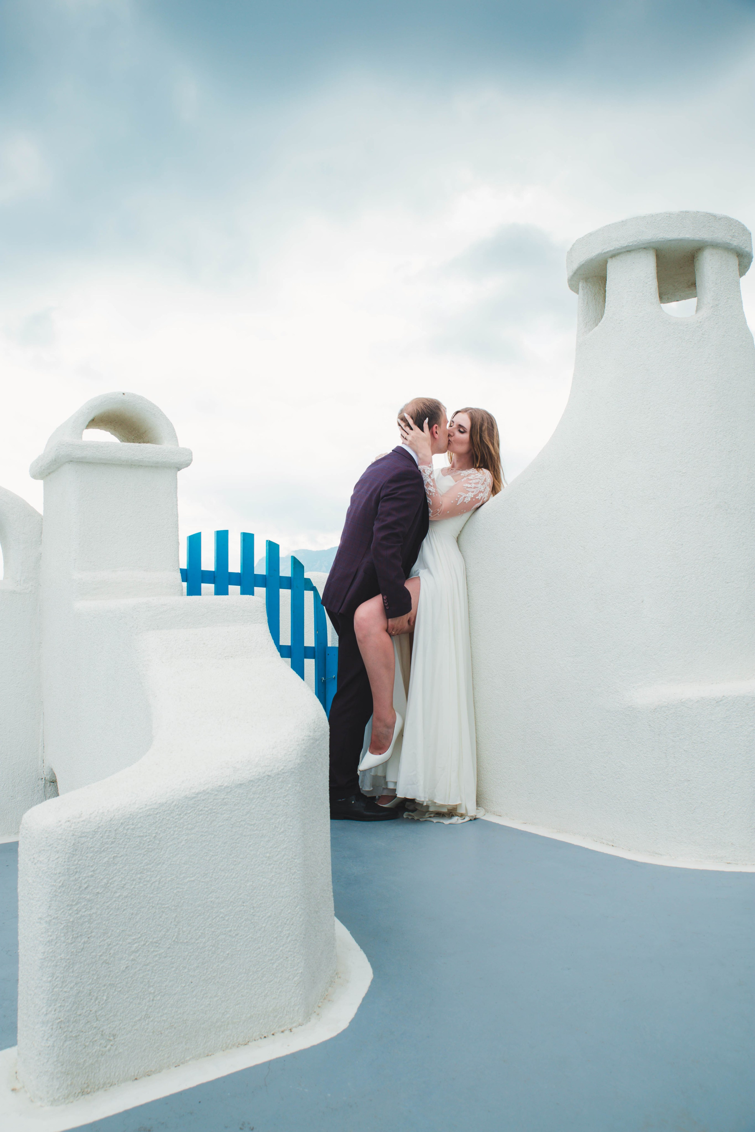 Ксения & Иван. Свадебная съемка в Санторини и Херсонесе. Свадебный и контент фотограф в Севастополе и Крыму Марина Данилова