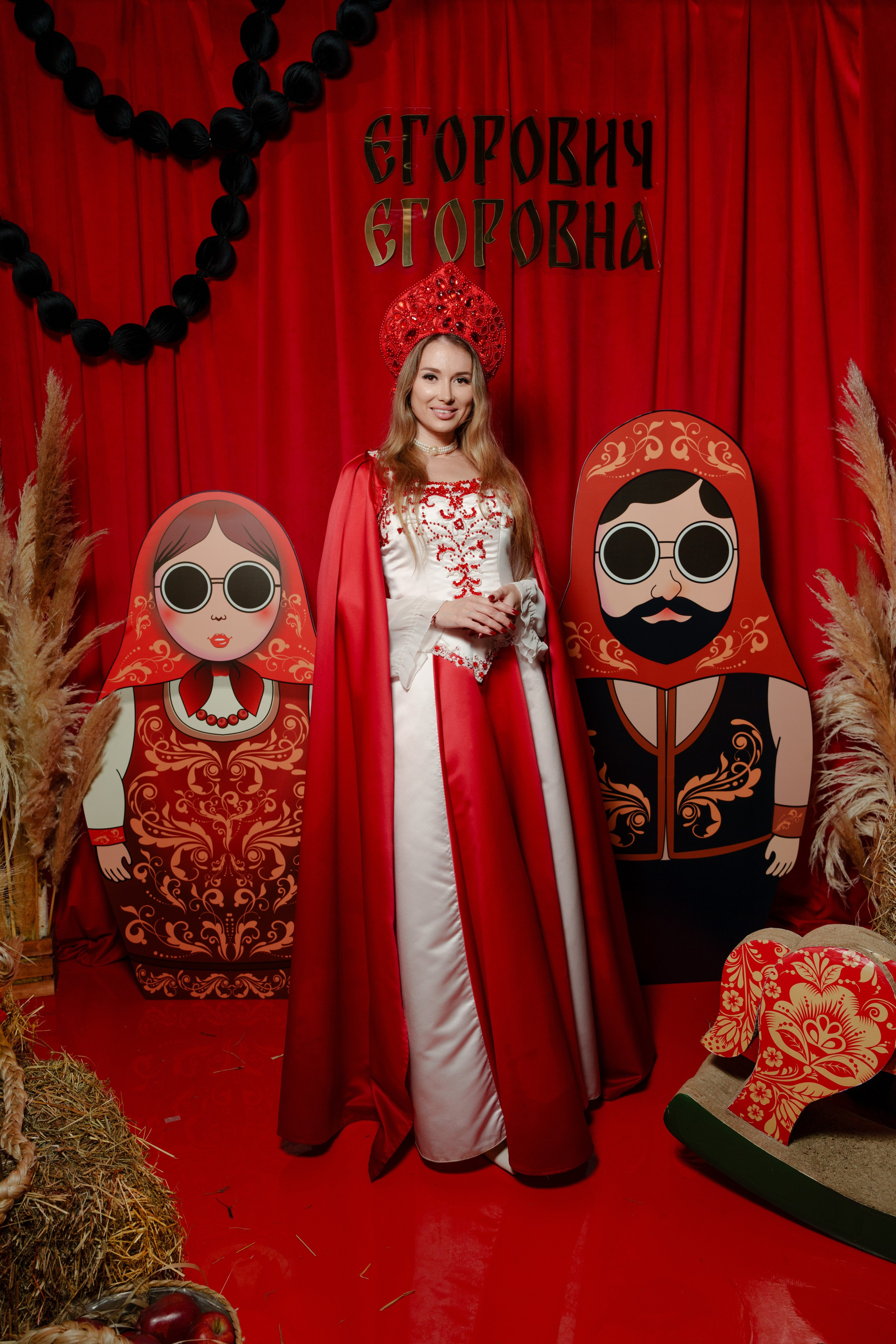 Репортажный фотограф на гендер пати в славянском стиле в Москве. Репортажный фотограф Москва Сергей Дружинин