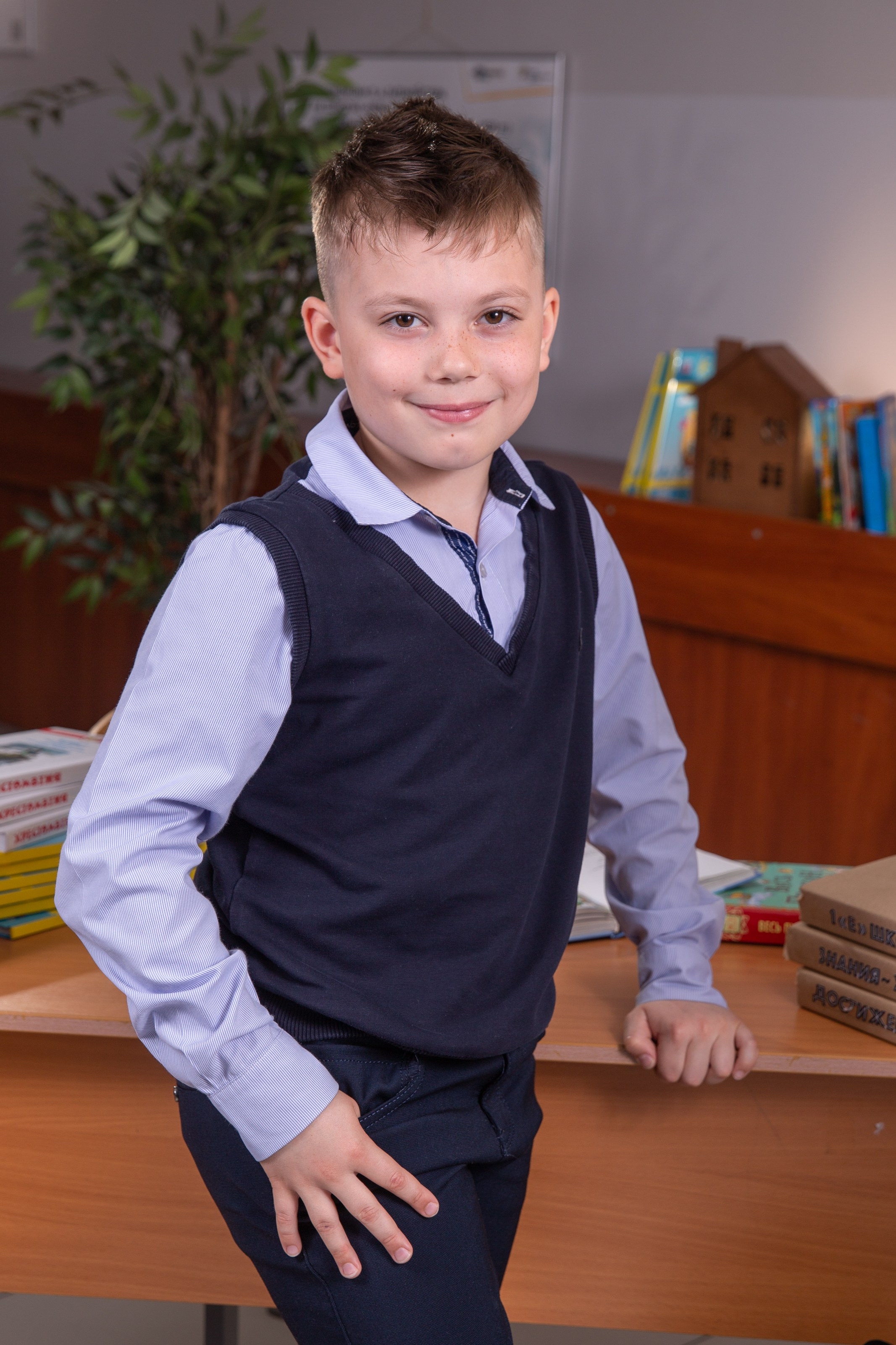 Портретная в школе. Фотограф Дарья Нагайцева