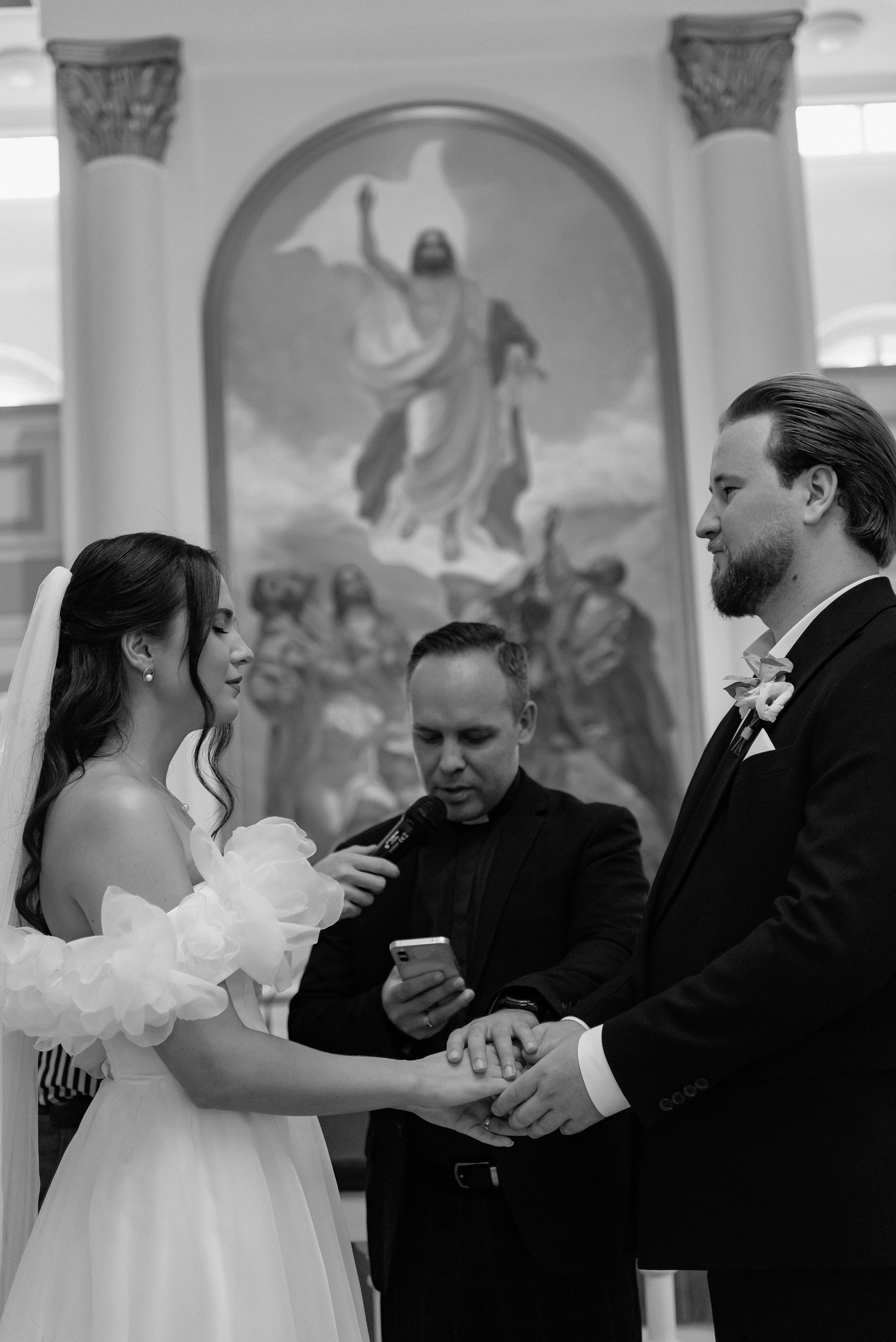 Венчание в церкви Святой Марии на Конюшенной. Свадебный и семейный фотограф в Санкт-Петербурге Татьяна Пастухова