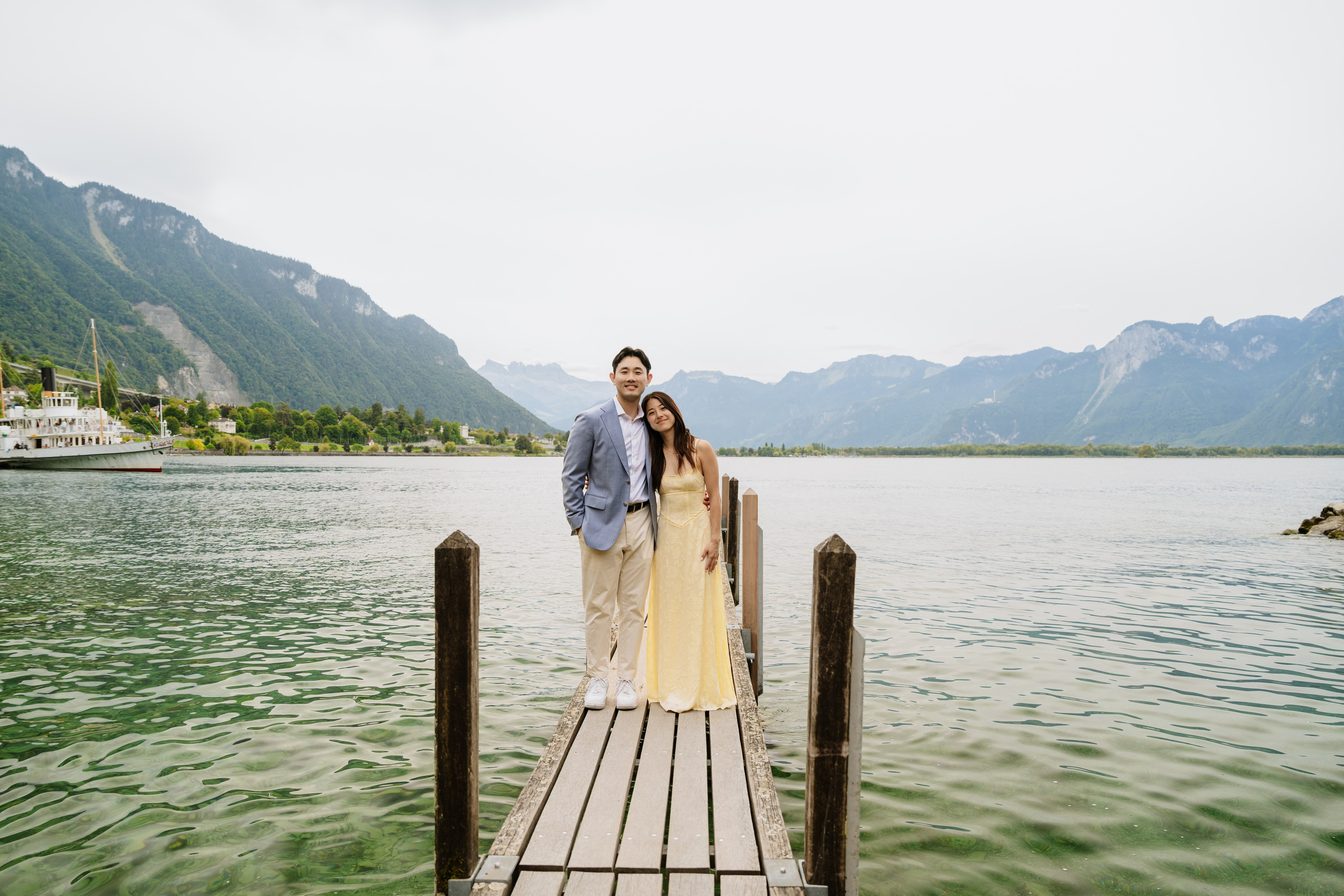 Kristi & Andy | Proposal Montreux. Professional Wedding Photographer Geneva & Romande Switzerland | Tanya Creator