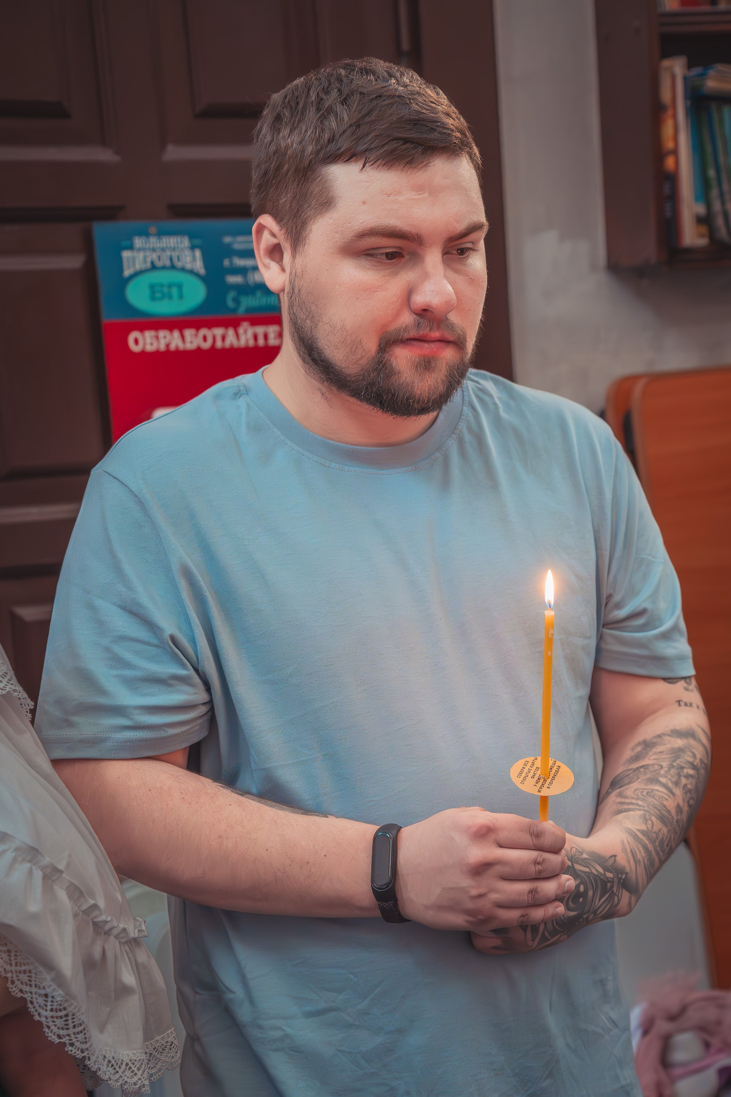 Крещение Анастасии в храме Михаила Тверского. Фотограф Евгений Егоров