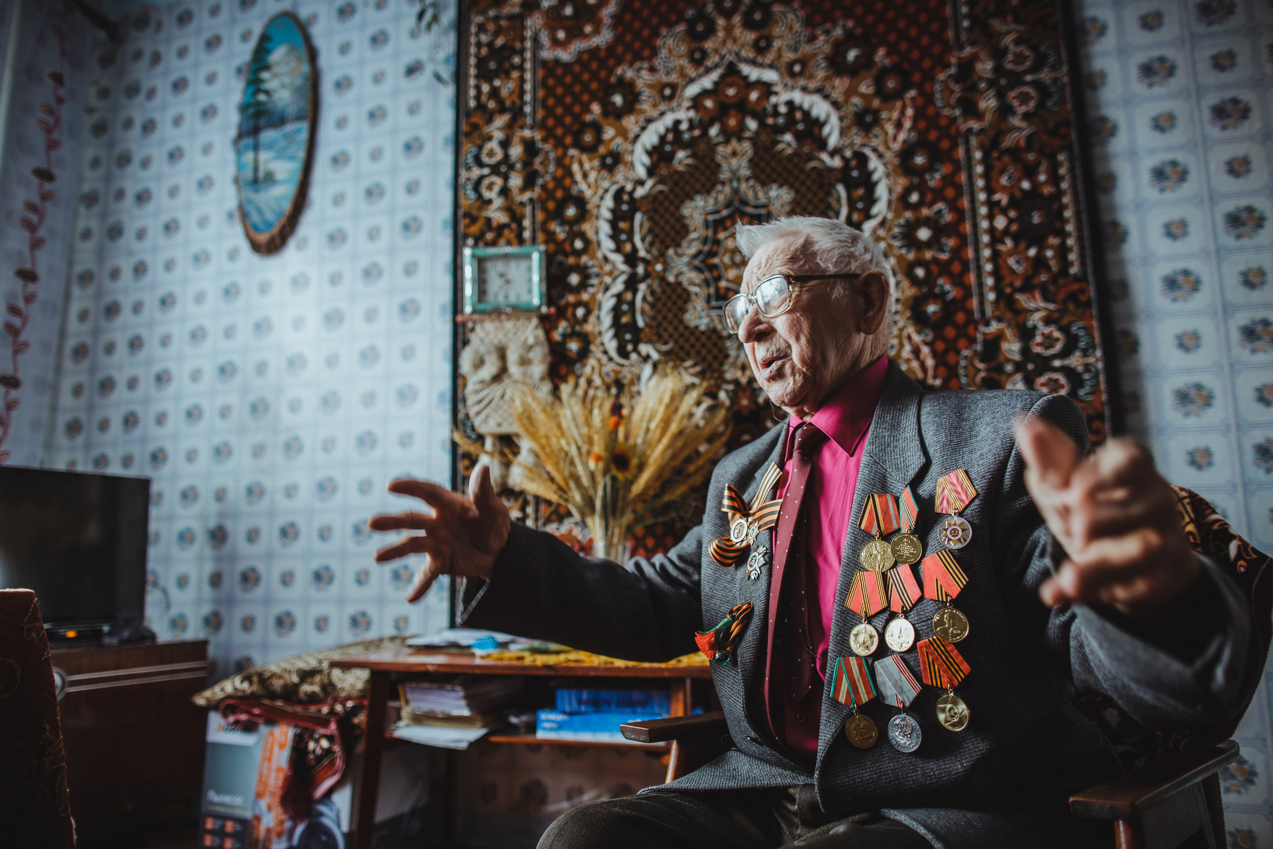 Ветеран Великой Отечественной Войны, портрет