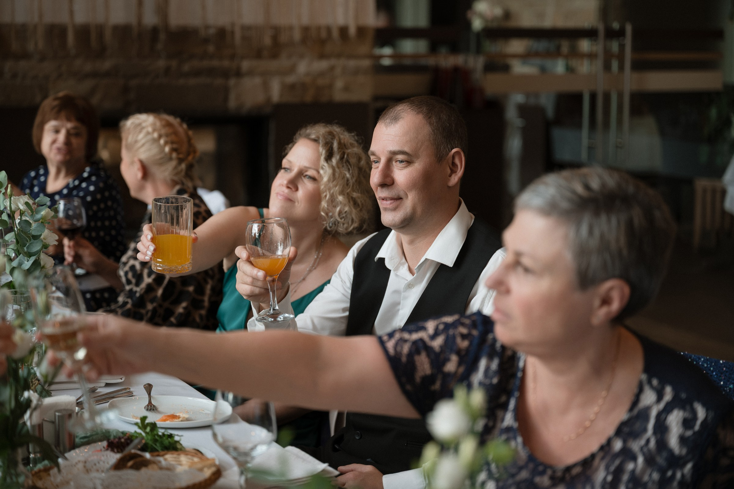 Свадебный ужин в ресторане Атлантис на Финском заливе