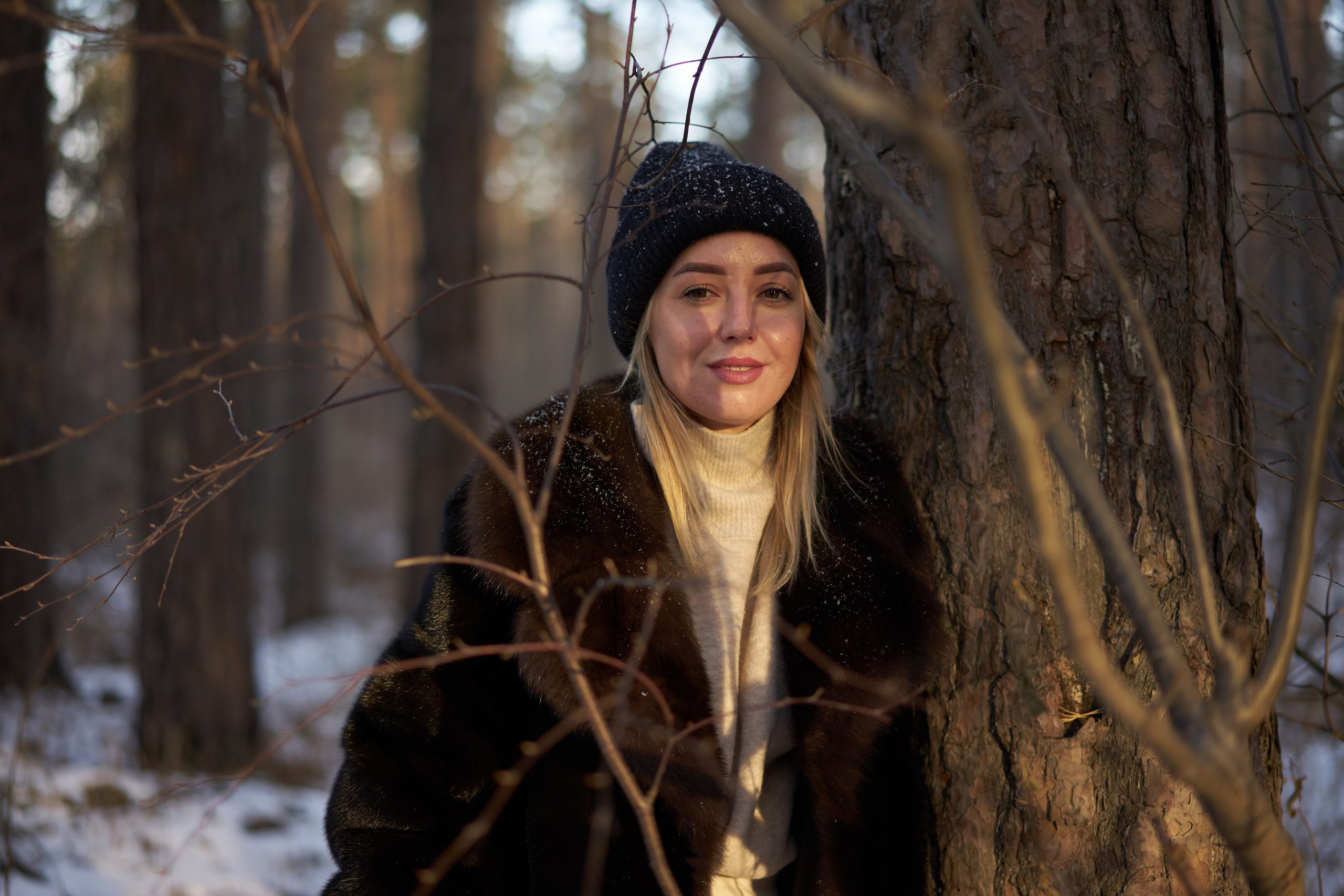 Семейная фотосессия зимой в лесу. Фотограф Екатеринбург Кокшарова Александра