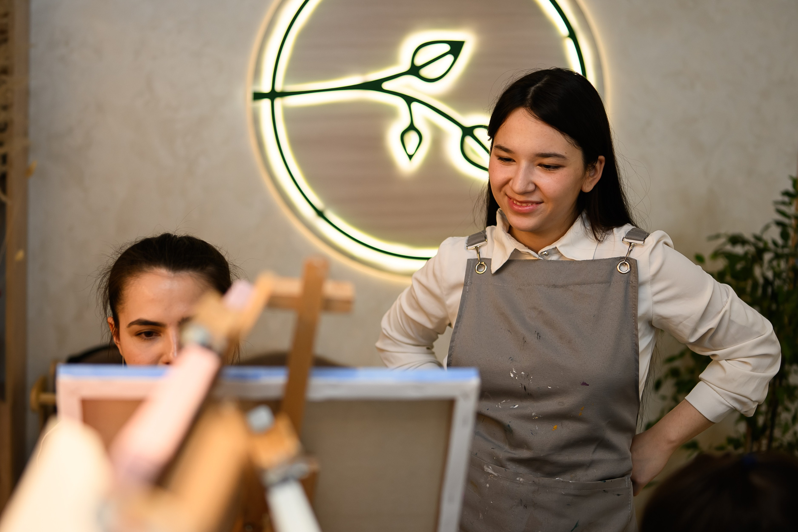 Мастер-класс по рисованию в ресторане Урман