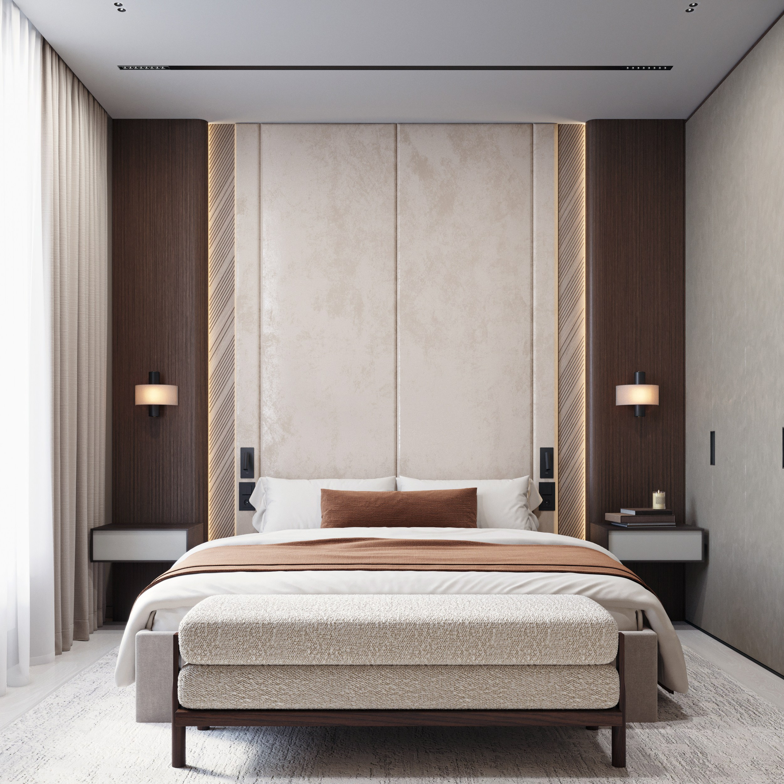 Neva House. 3D visualization of exteriors and interiors