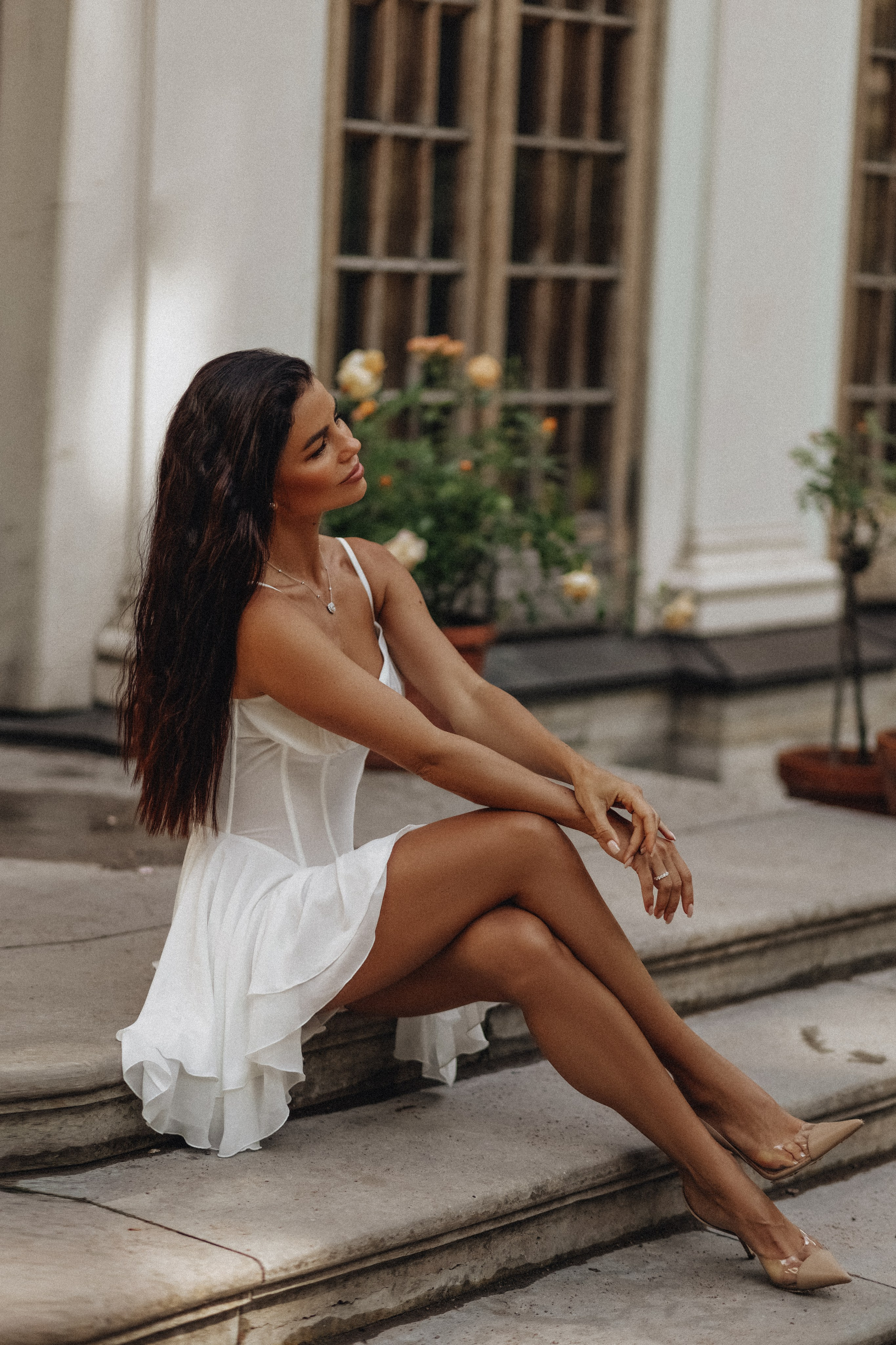 Alexandra | Summer garden. NatalieDmi — фотосессия беременности, семейный фотограф, портрет