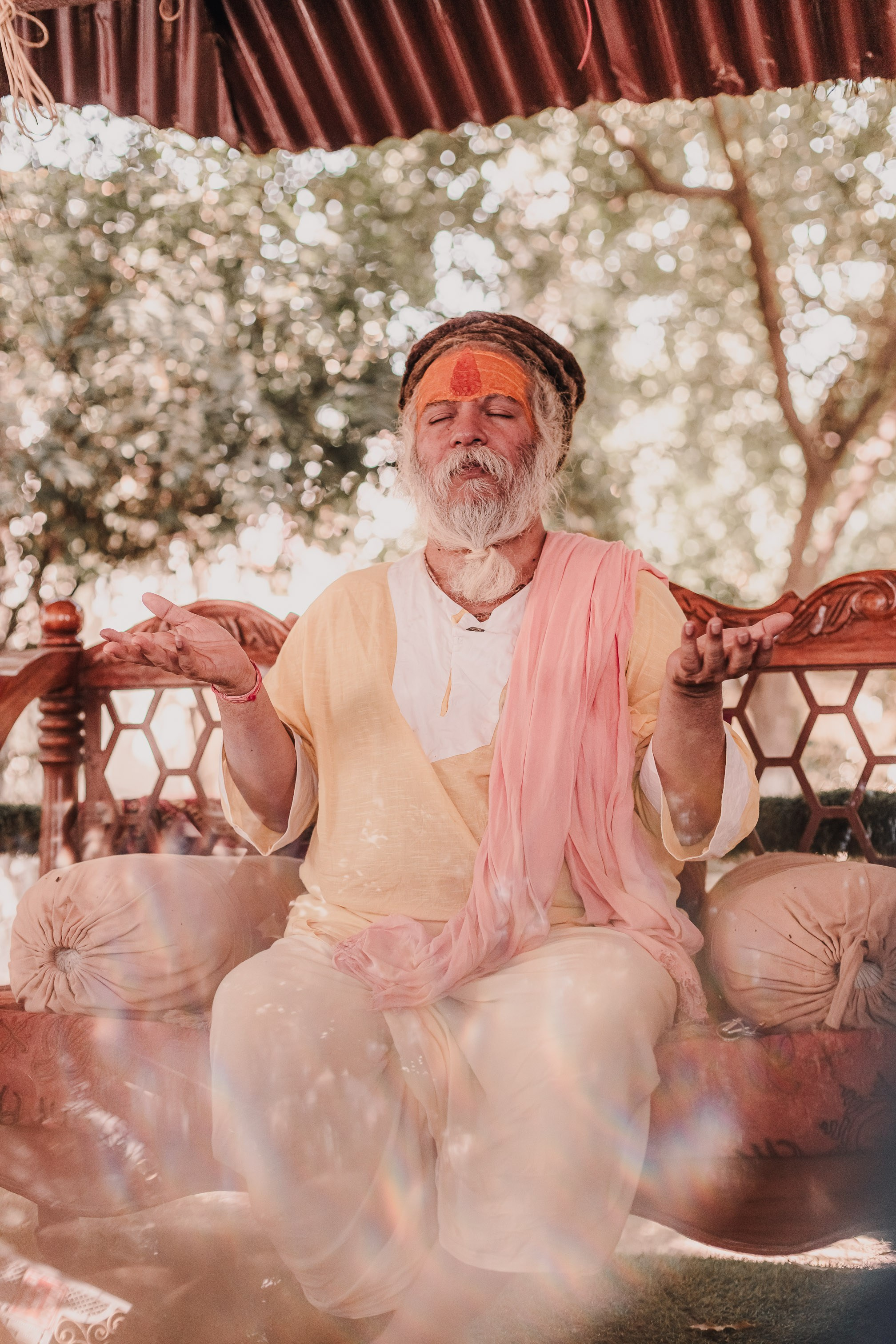 Devraha Baba Ji Ashram in Vrindavan. Мариам Багдасарян