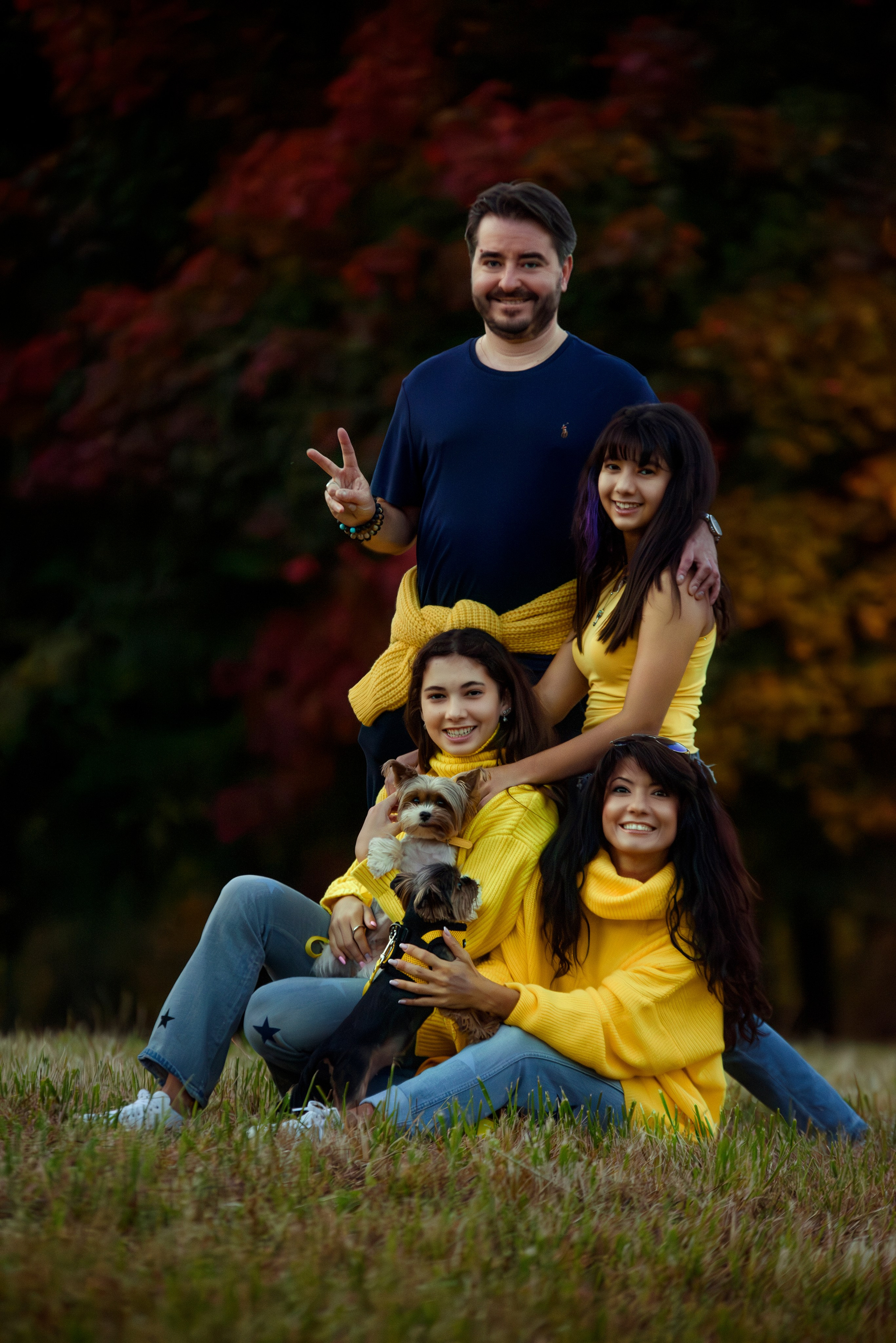 Семейная фотосессия, фотопрогулка, съемка в парке