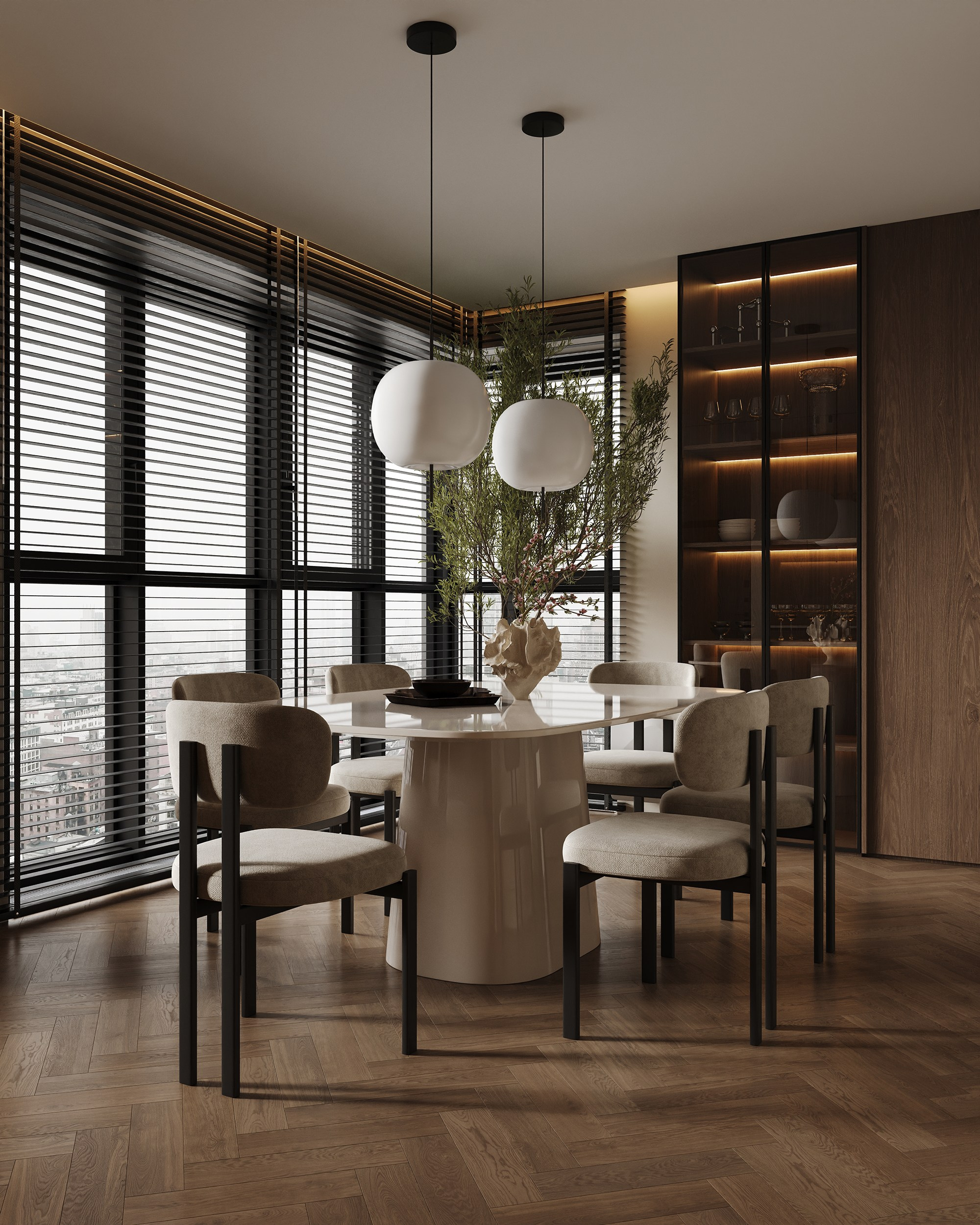 Кухня-гостиная «Одинарка». 3D визуализация интерьера Надежда Соколова