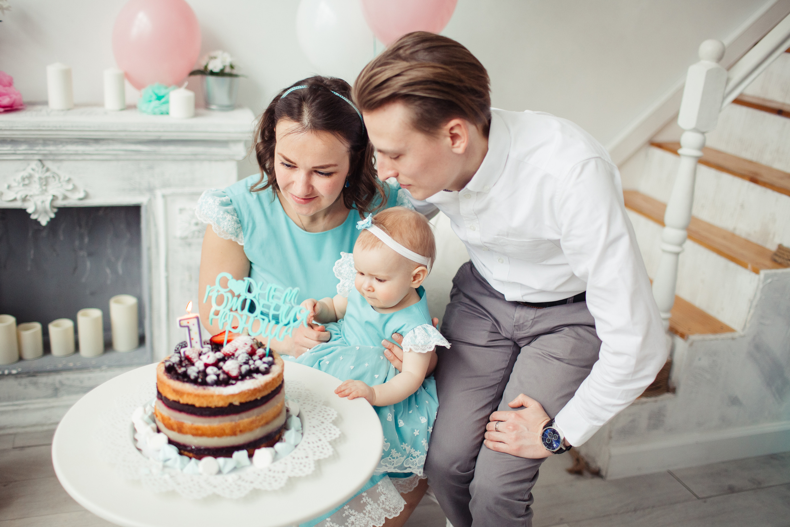 Надежда 1 годик. Детский фотограф, фотограф на детский праздник Екатерина Огарская