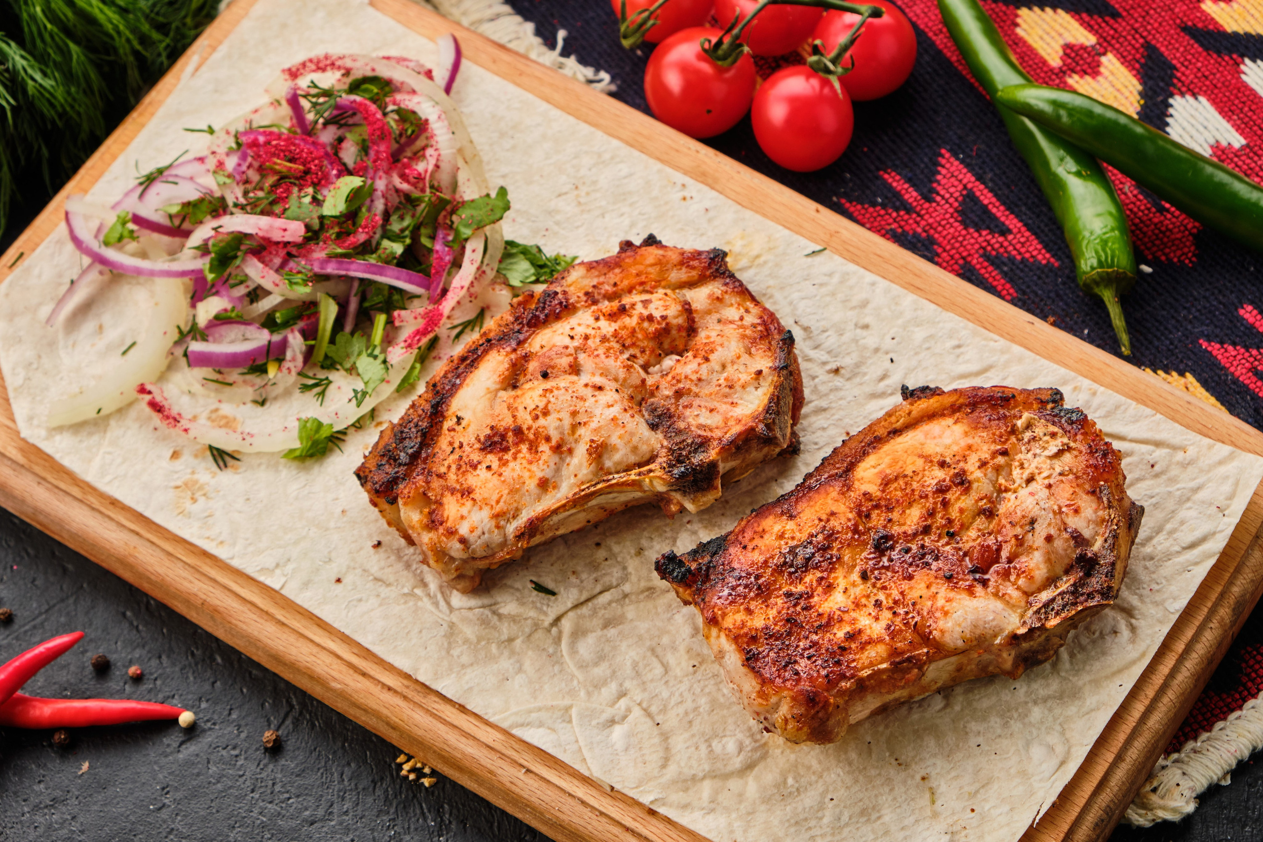 Food Photography of Shashlik for Delivery | Food Photographer Tbilisi. Commercial Photographer Tbilisi | Food & Product Photography | Vitaly Gorbachev