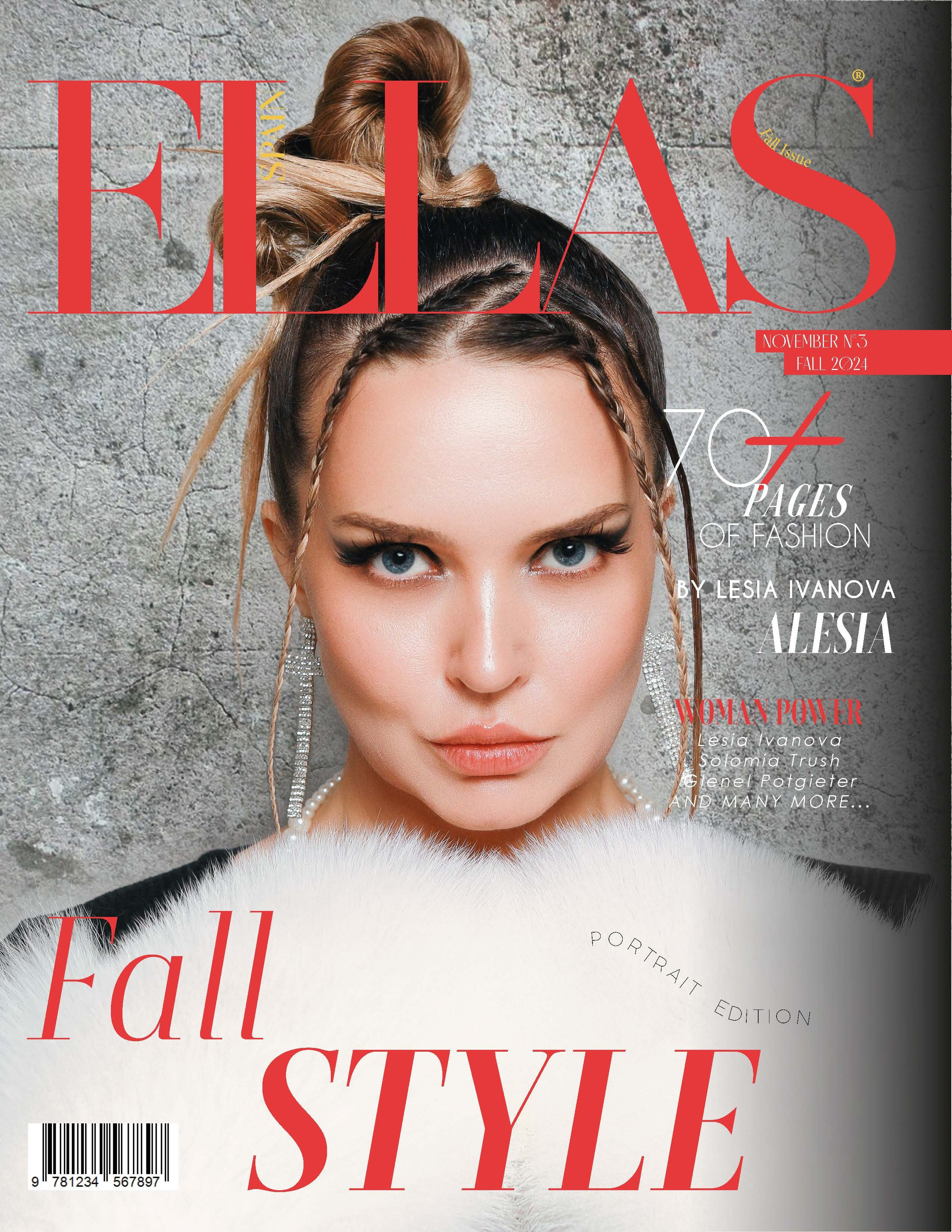 Обложка журнала ELLAS. Фэшн фотопроекты