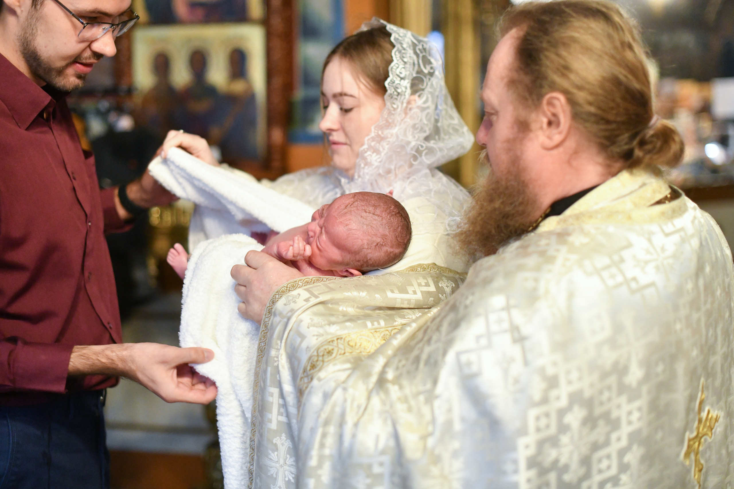 Крещение Серафимы. Церковь Петра и Павла на Яузе. Фотограф Крещения и Венчания в Москве и МО