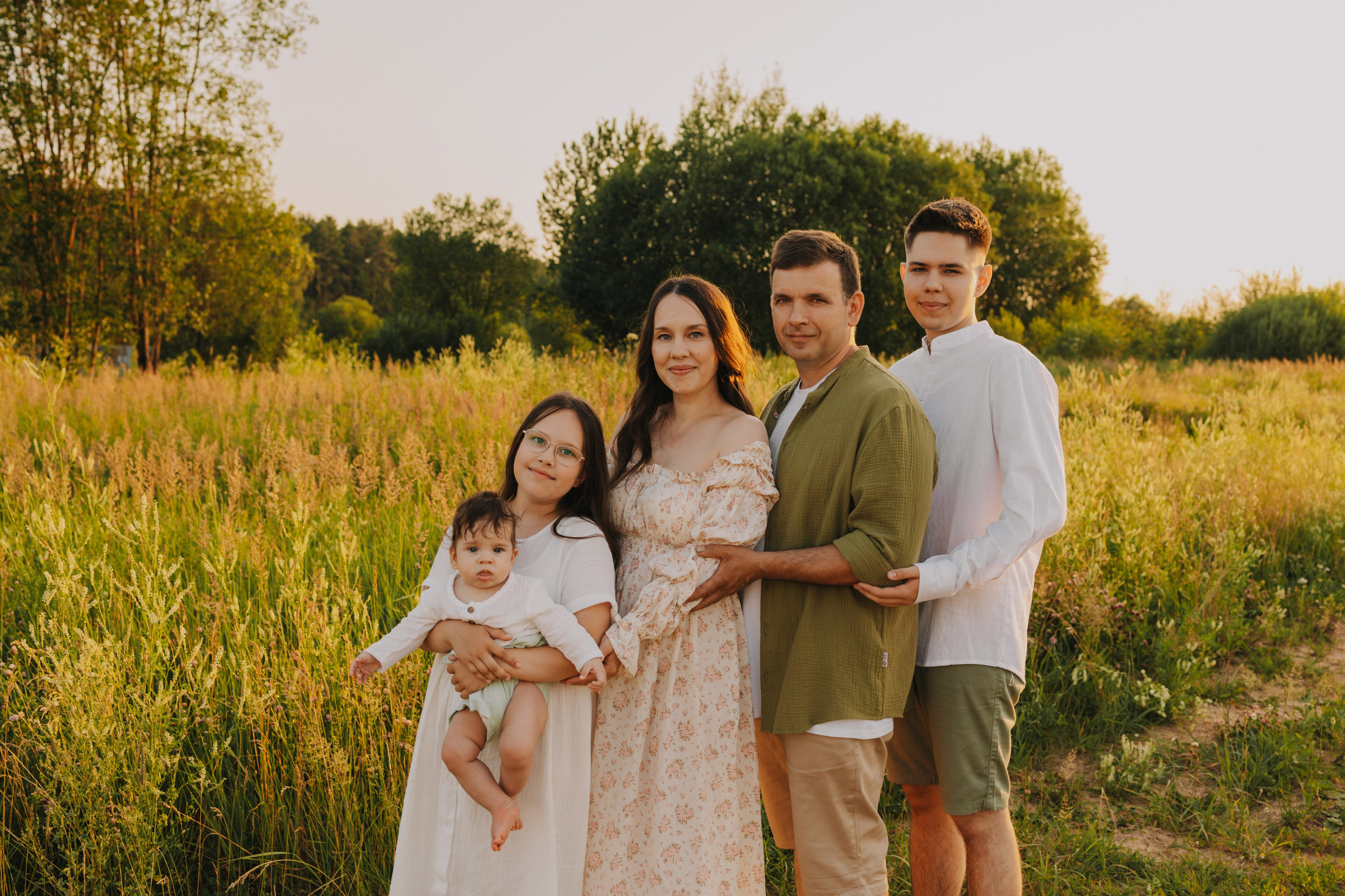 Семейный Пикник: Летняя Съемка