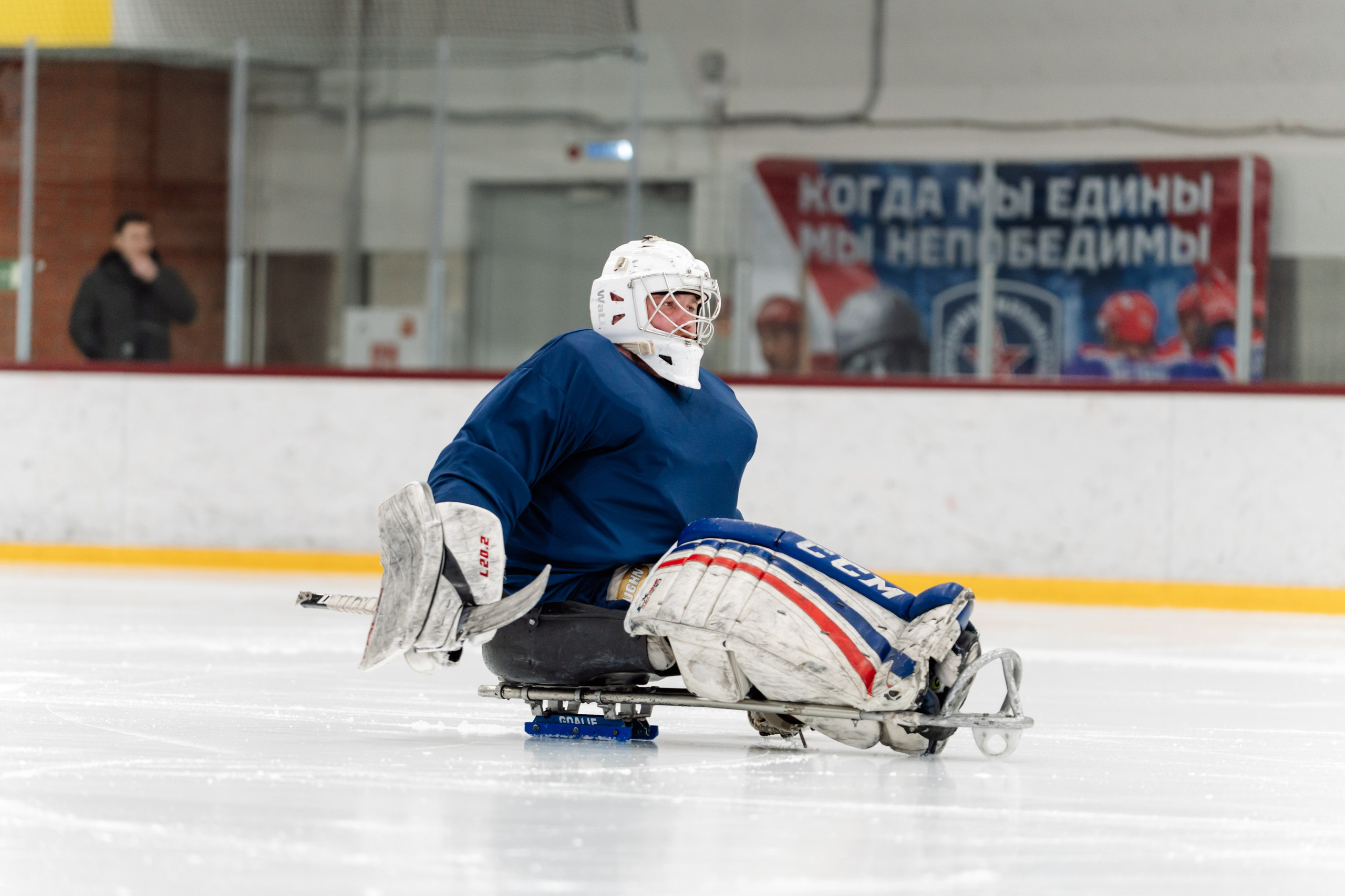 Игра в следж хоккей приуроченная 23.02.26 в арене Сталкер