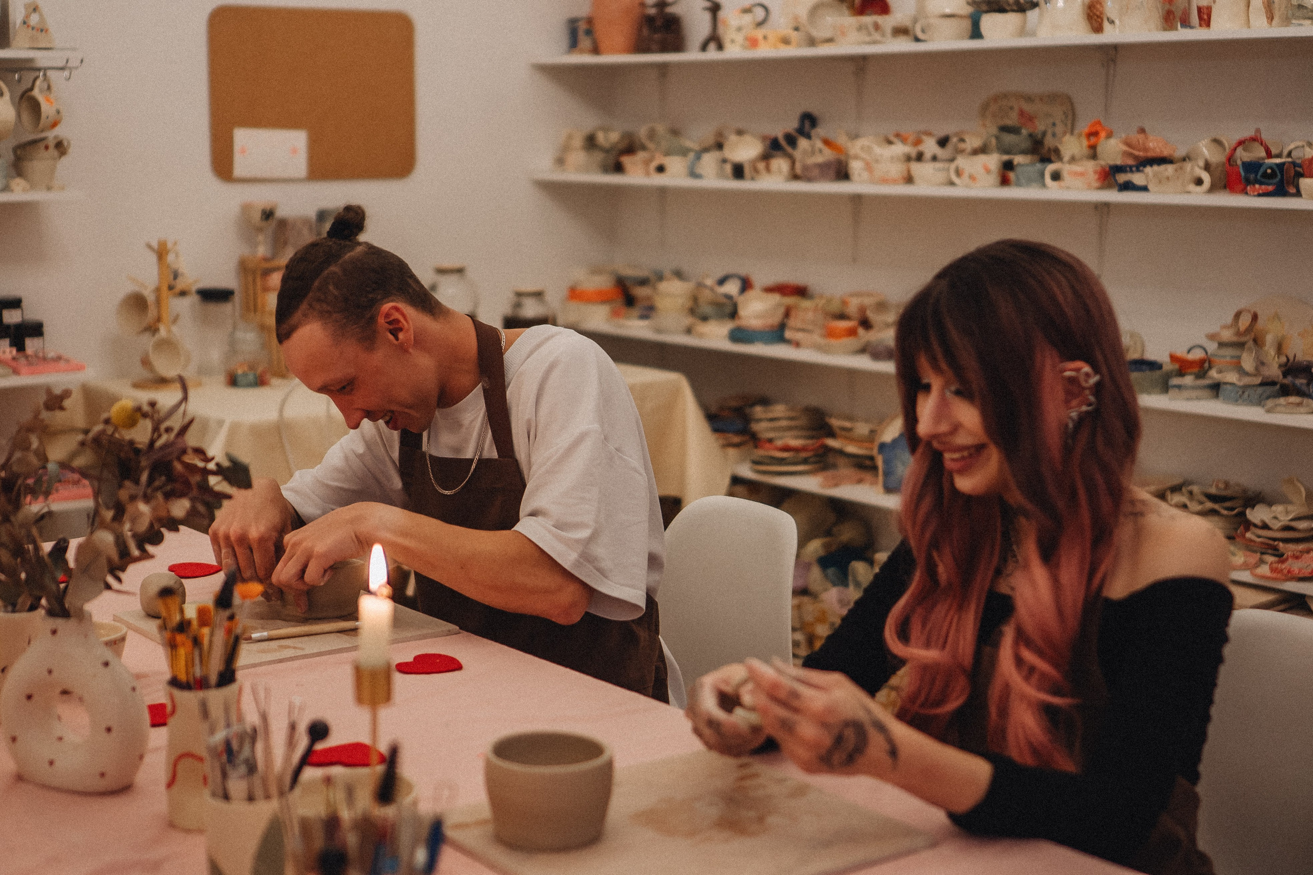СВИДАНИЕ В ГОНЧАРНОЙ МАСТЕРСКОЙ. Профессиональный фотограф, Санкт-Петербург — Виктория Богомолова