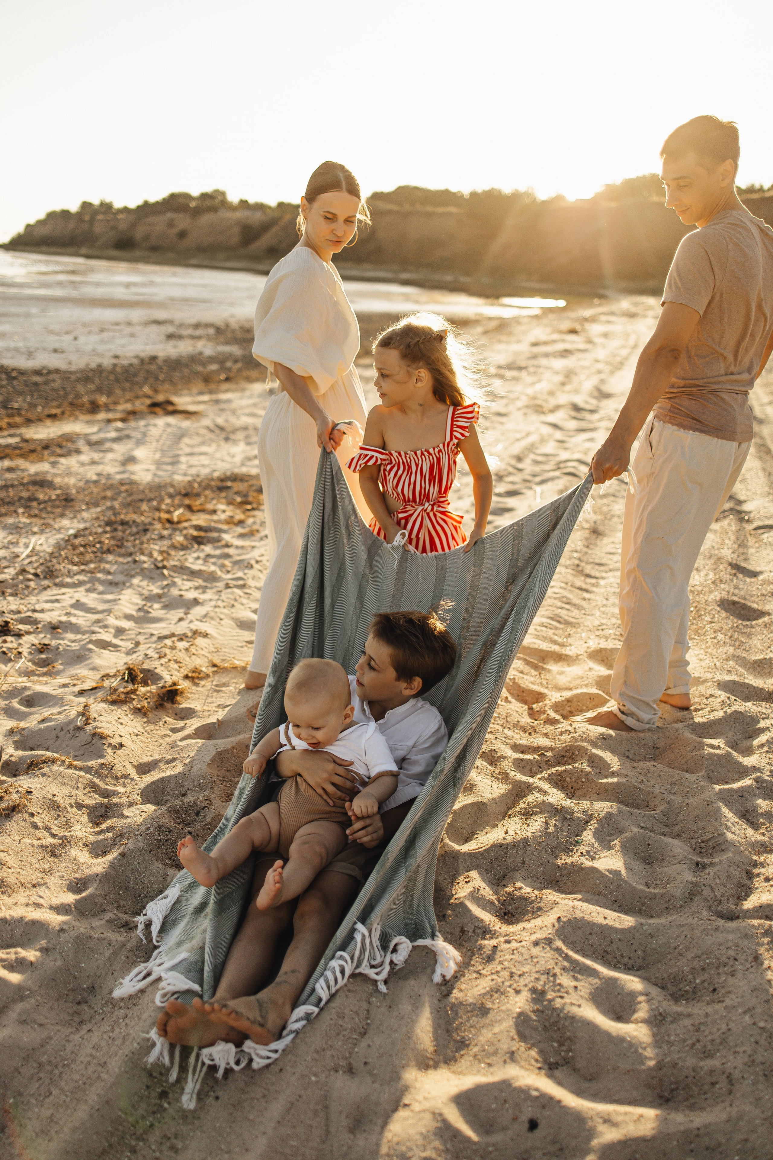 Летняя история на берегу. Семейный и детский фотограф, таганрог, ростов-на-дону