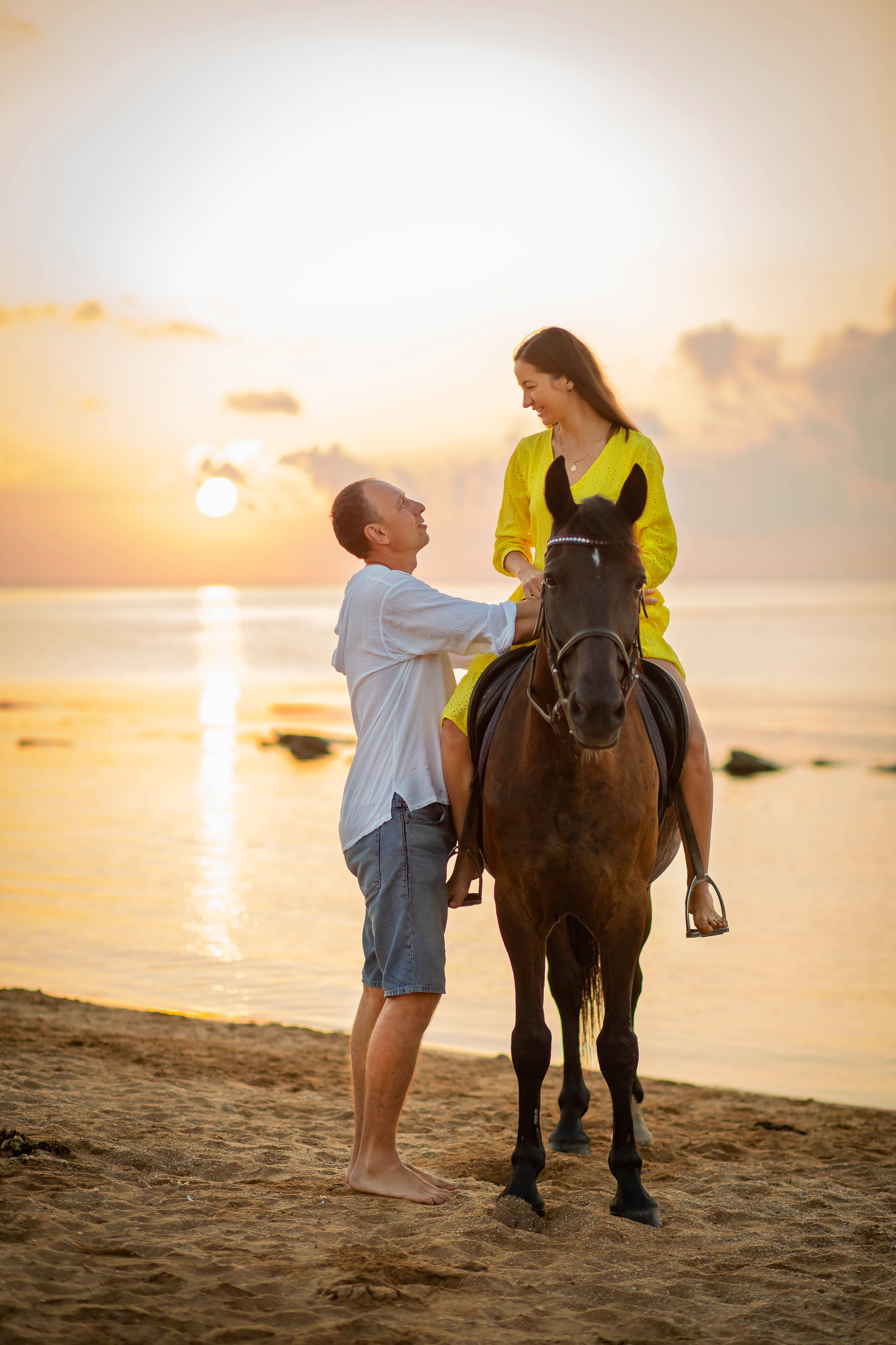 Фотосессия на море с лошадью. Фотограф в Феодосии Наталья Булгакова