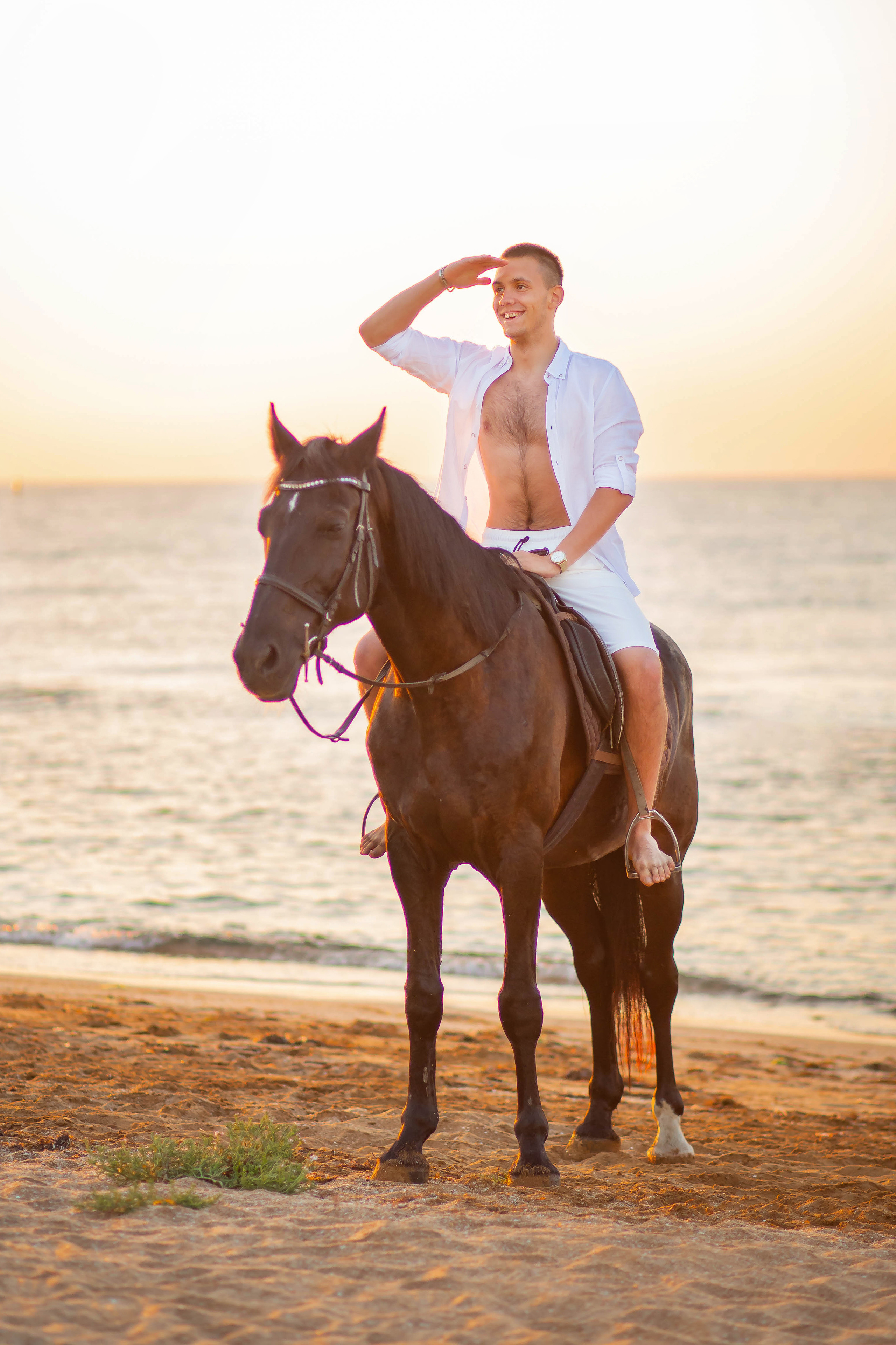 Фотосессия на море с лошадью. Фотограф в Феодосии Наталья Булгакова