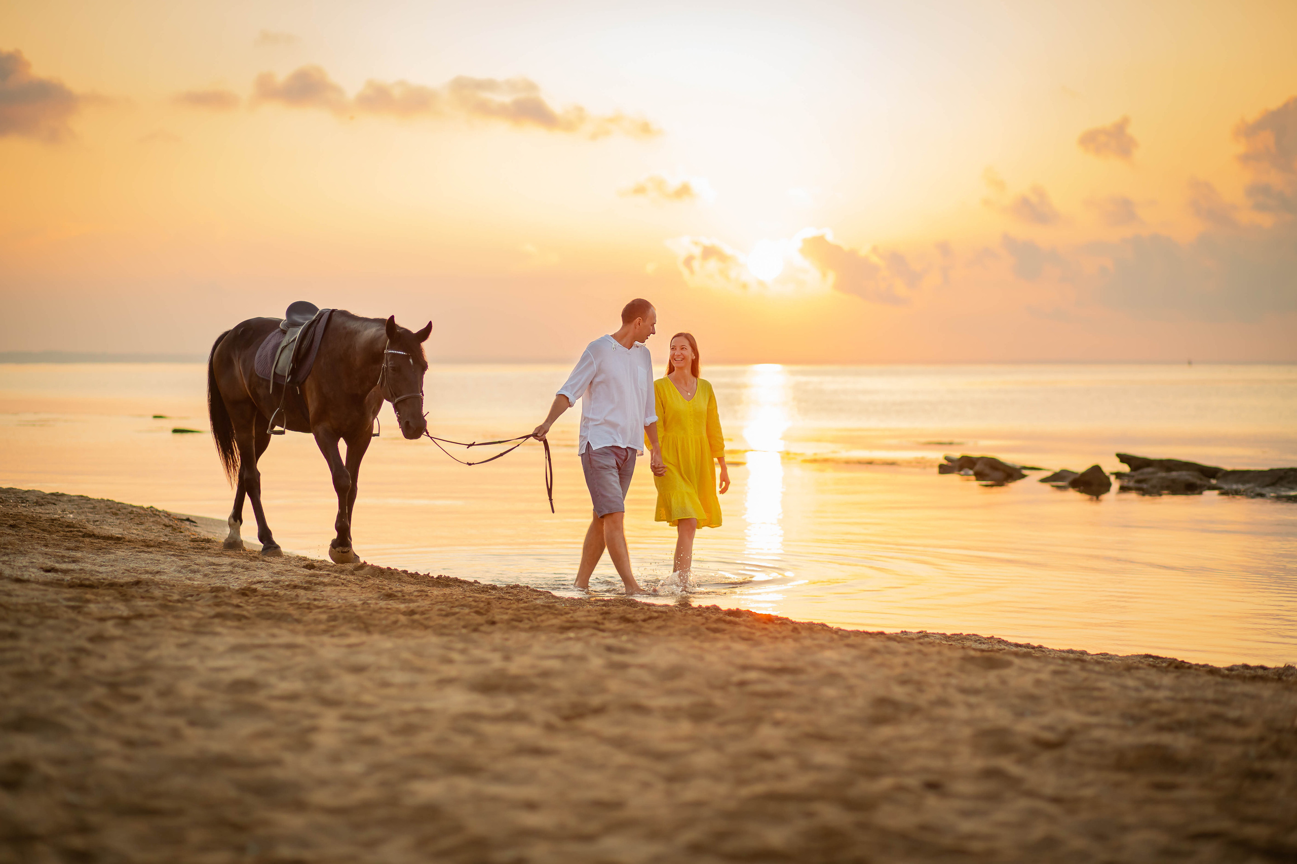 Фотосессия на море с лошадью. Фотограф в Феодосии Наталья Булгакова