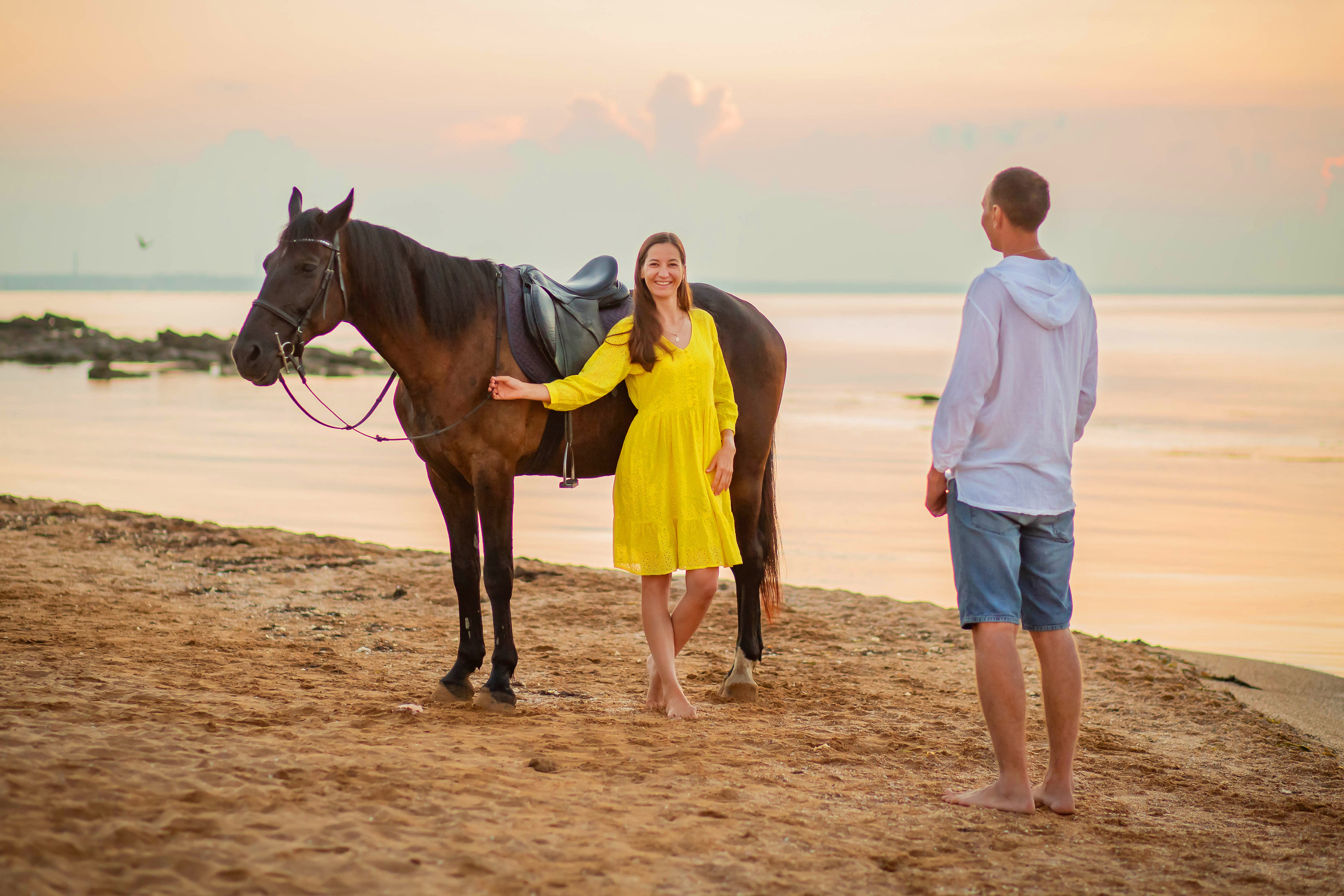 Фотосессия на море с лошадью. Фотограф в Феодосии Наталья Булгакова