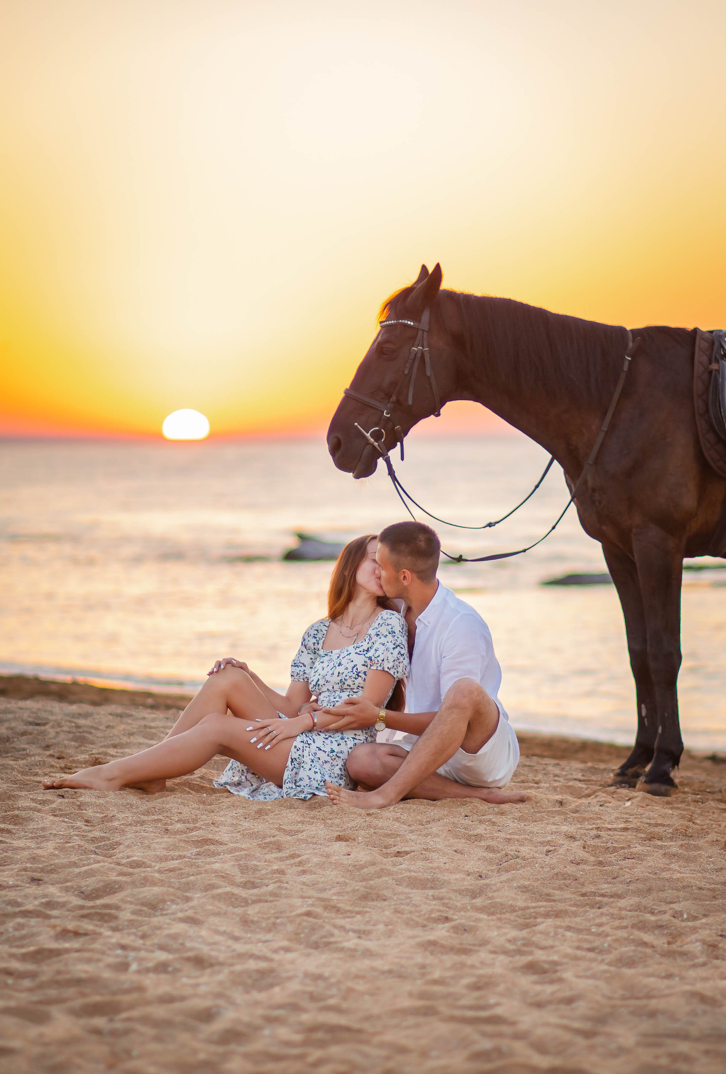 Фотосессия на море с лошадью. Фотограф в Феодосии Наталья Булгакова
